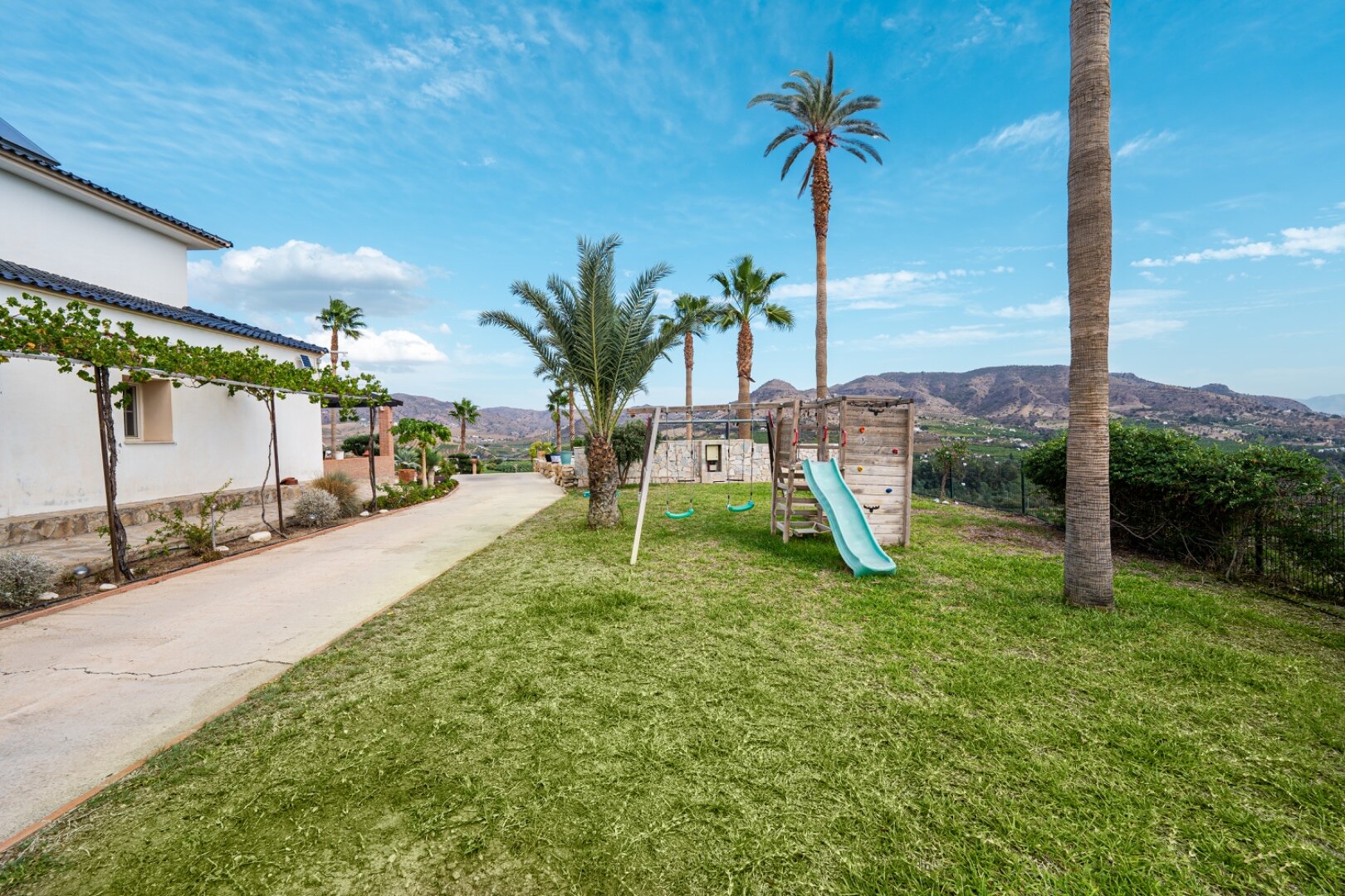 Incredible finca sits on vast private grounds in the midst of rolling hills of Pizarra, Malaga