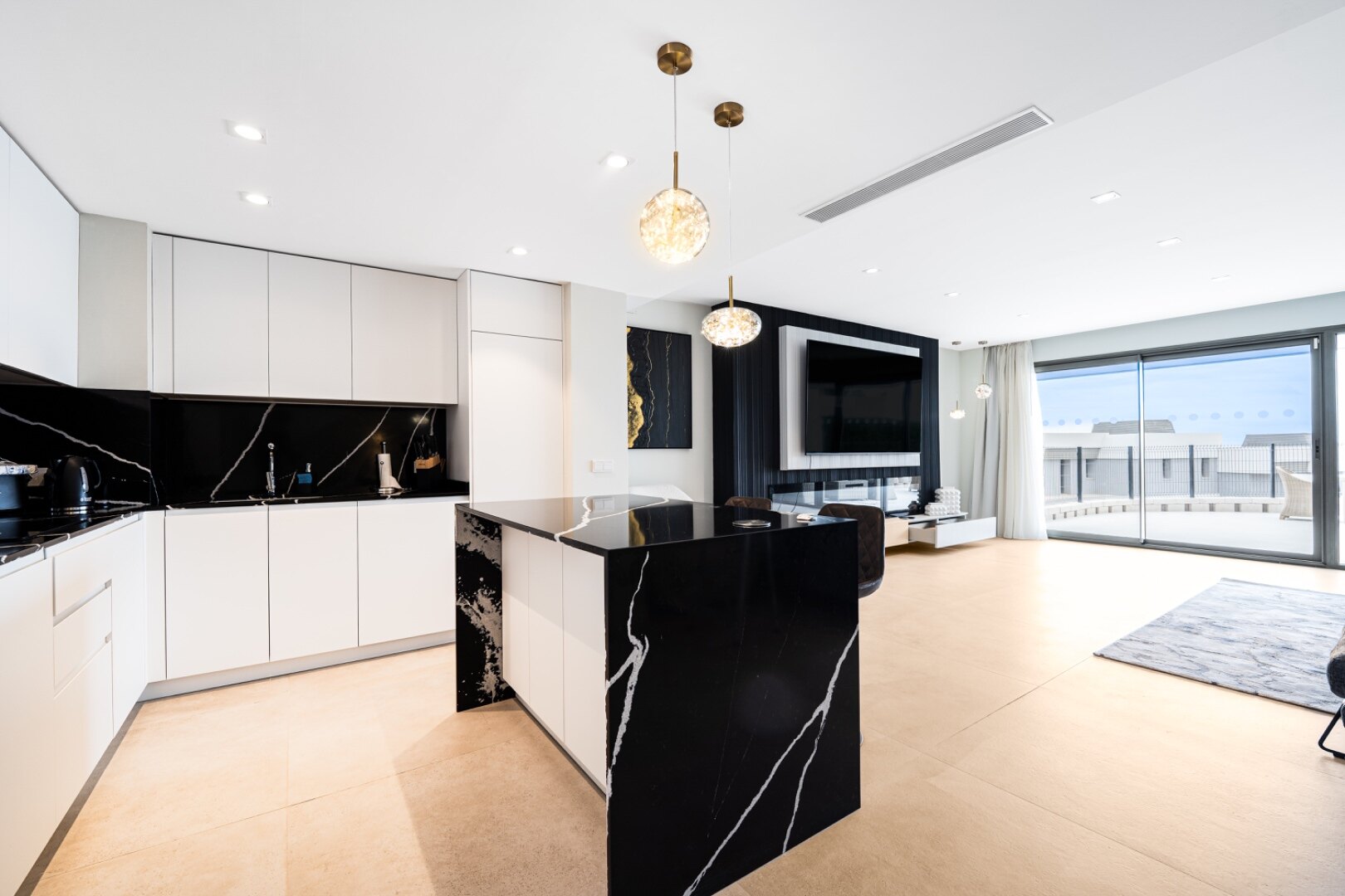 Walking distance to the beach and golf, this elegant townhouse will captivate and enthrall