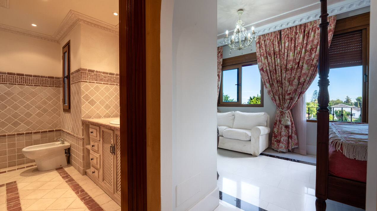 Palatial duplex penthouse sits atop its throne in one of Esteponas most exclusive gate communities