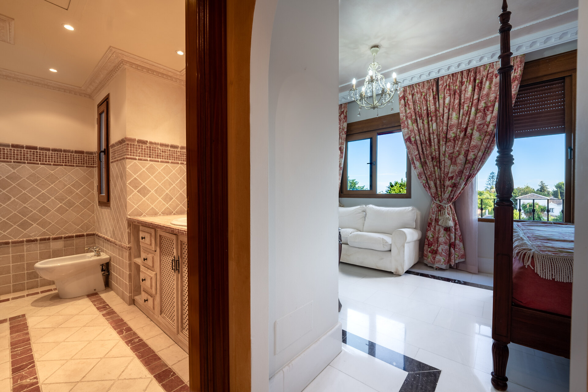 Palatial duplex penthouse sits atop its throne in one of Esteponas most exclusive gate communities
