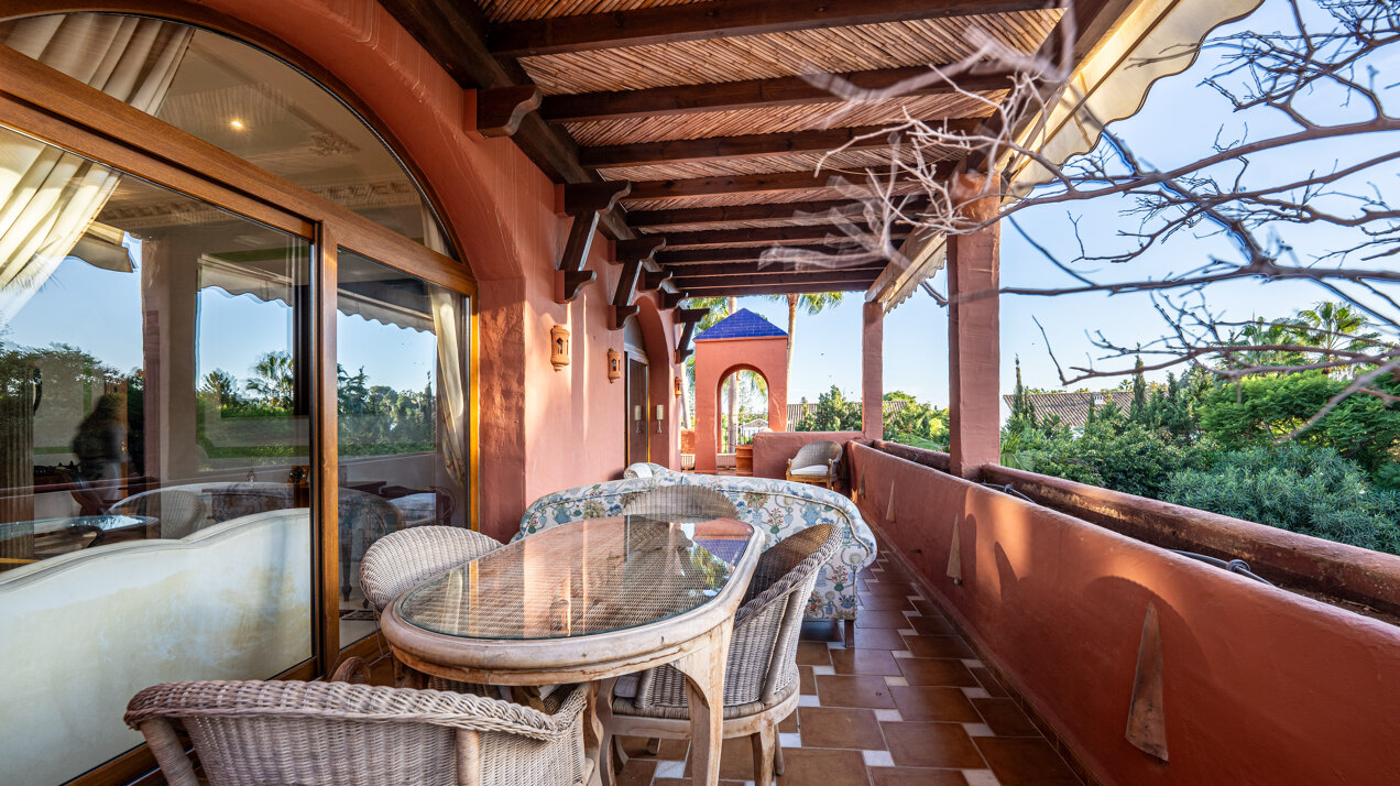 Palatial duplex penthouse sits atop its throne in one of Esteponas most exclusive gate communities