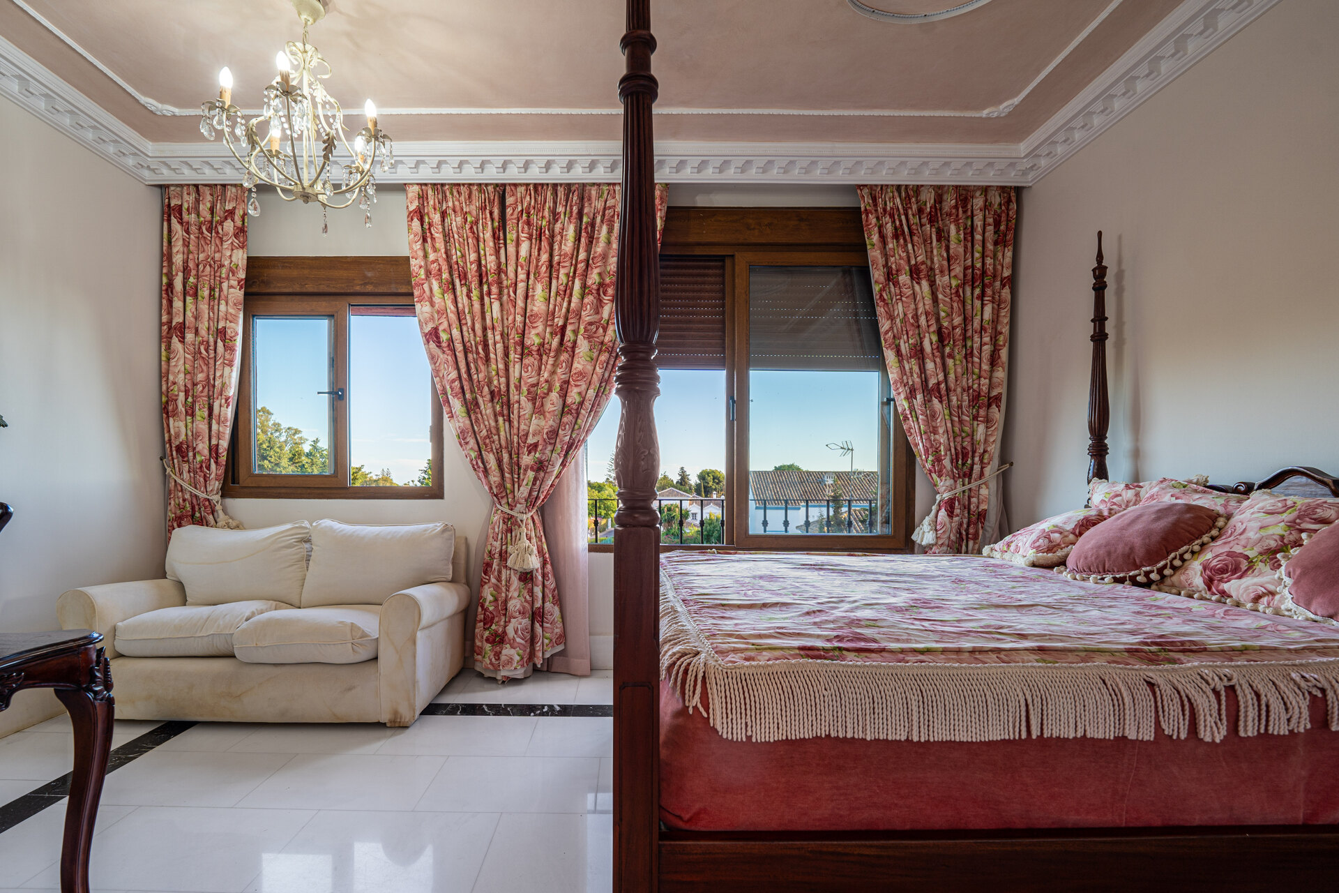 Palatial duplex penthouse sits atop its throne in one of Esteponas most exclusive gate communities