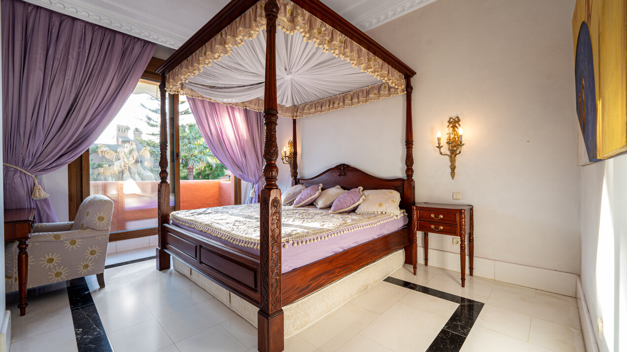 Palatial duplex penthouse sits atop its throne in one of Esteponas most exclusive gate communities