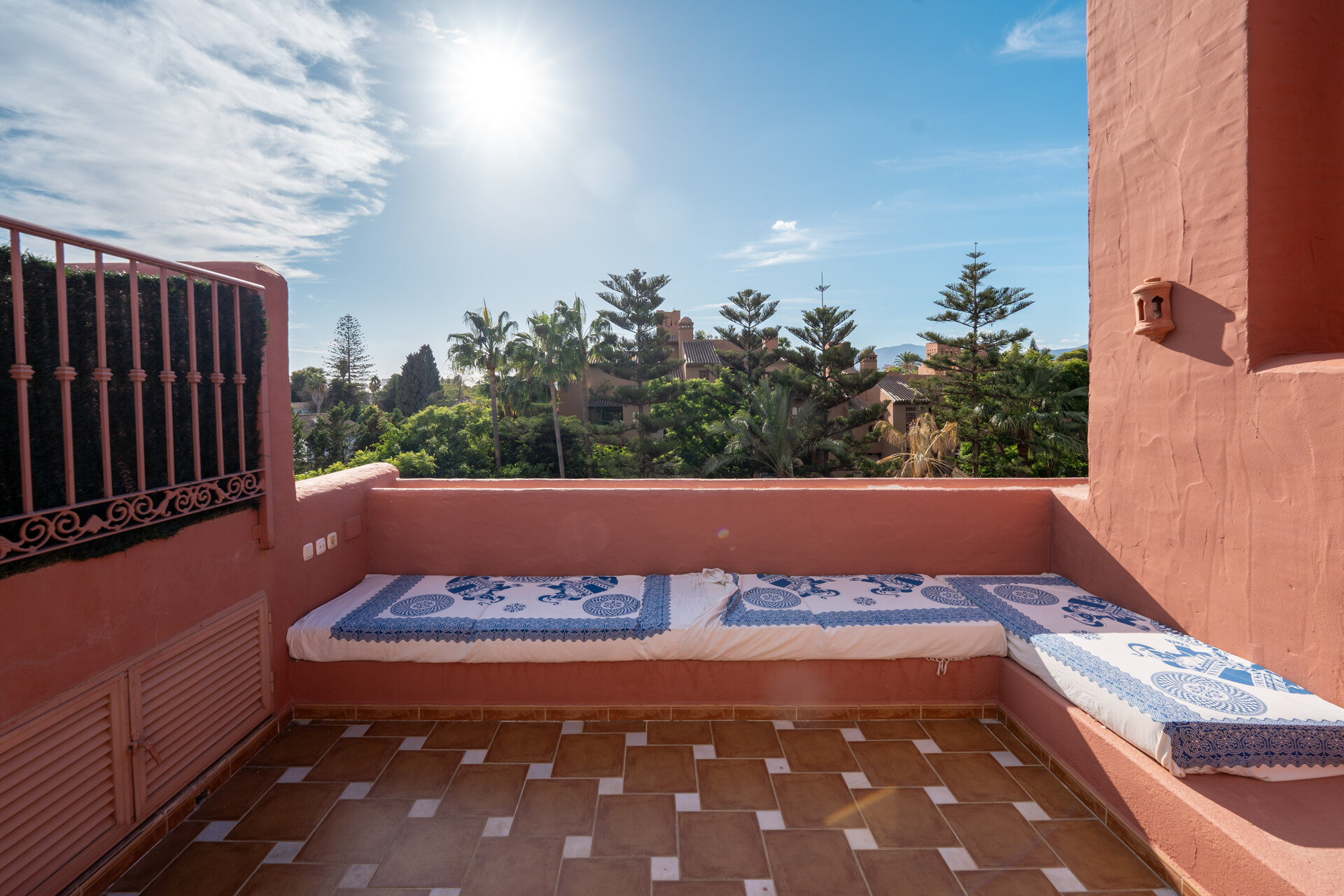 Palatial duplex penthouse sits atop its throne in one of Esteponas most exclusive gate communities