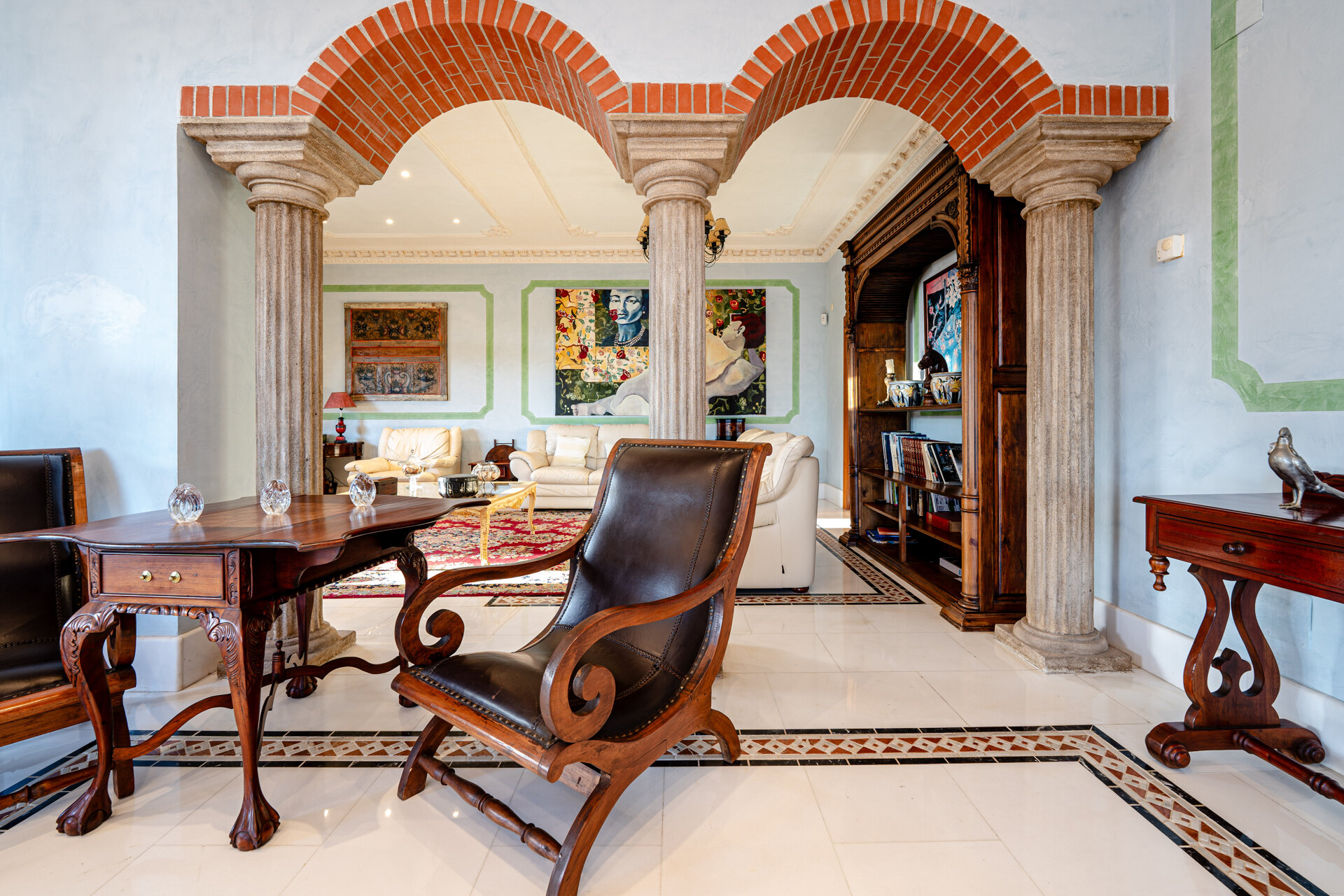 Palatial duplex penthouse sits atop its throne in one of Esteponas most exclusive gate communities