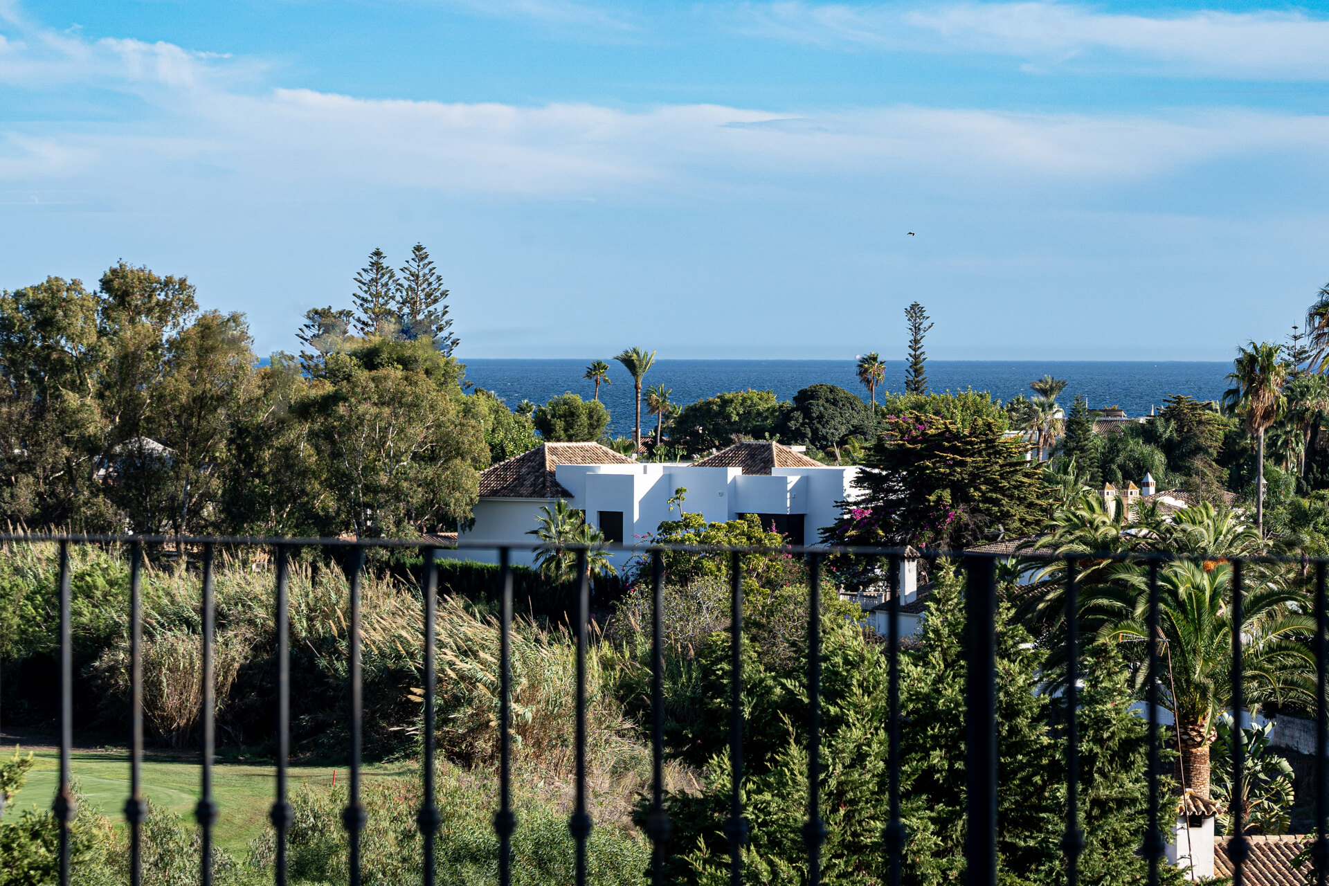 Palatial duplex penthouse sits atop its throne in one of Esteponas most exclusive gate communities