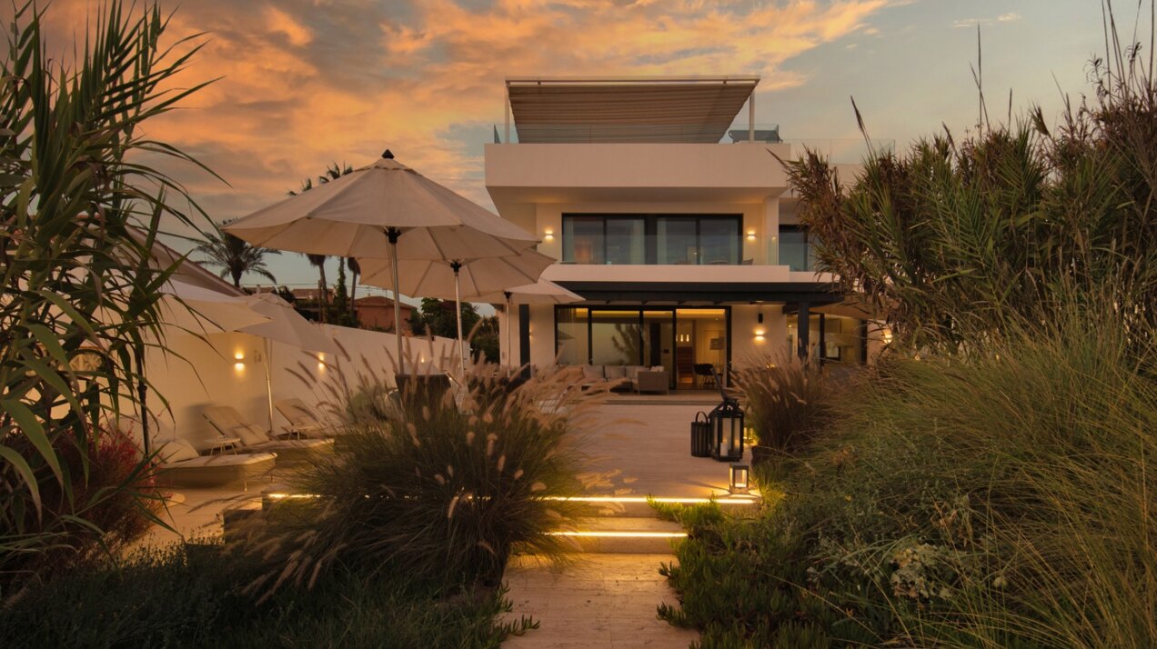 Divine, sleek & modern beachfront villa with mesmerizing views is the perfect idyllic property