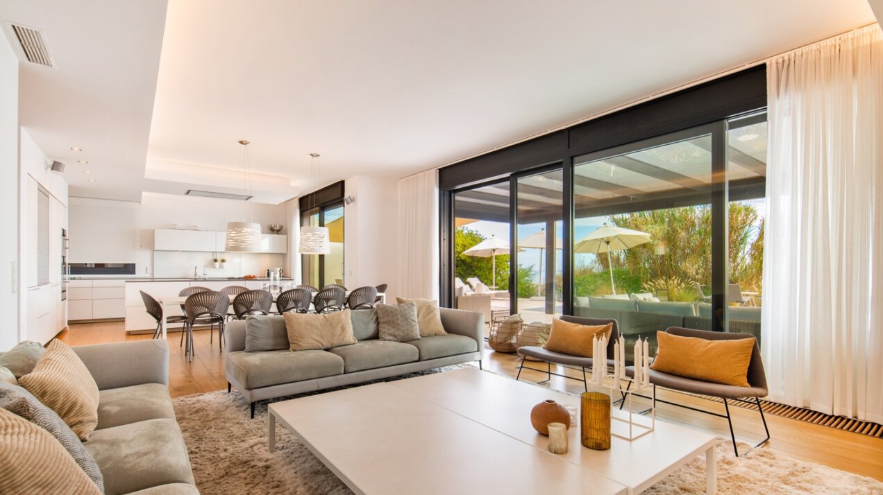 Divine, sleek & modern beachfront villa with mesmerizing views is the perfect idyllic property