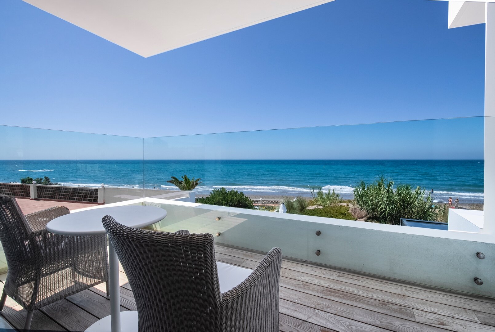 Divine, sleek & modern beachfront villa with mesmerizing views is the perfect idyllic property