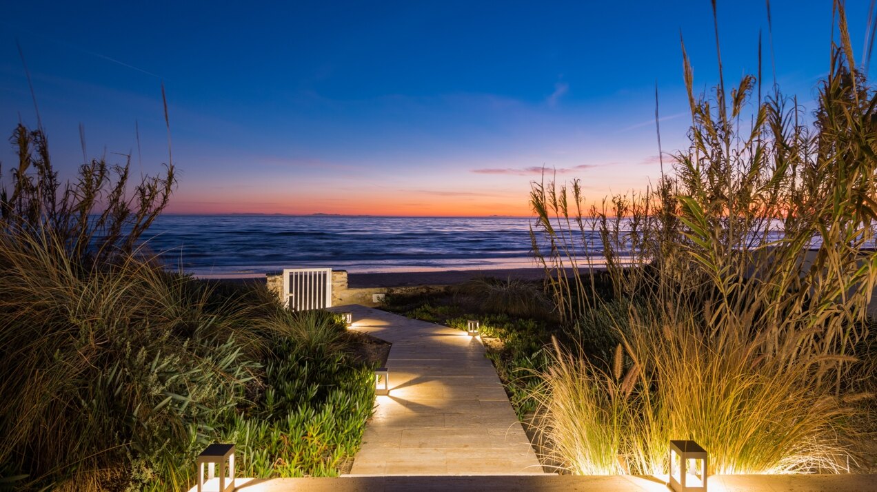 Divine, sleek & modern beachfront villa with mesmerizing views is the perfect idyllic property