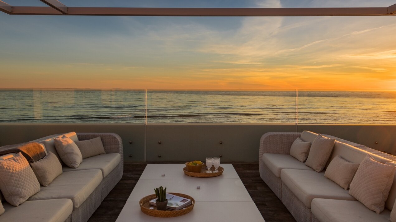 Divine, sleek & modern beachfront villa with mesmerizing views is the perfect idyllic property