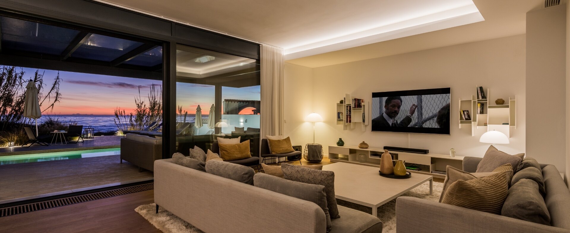 Divine, sleek & modern beachfront villa with mesmerizing views is the perfect idyllic property