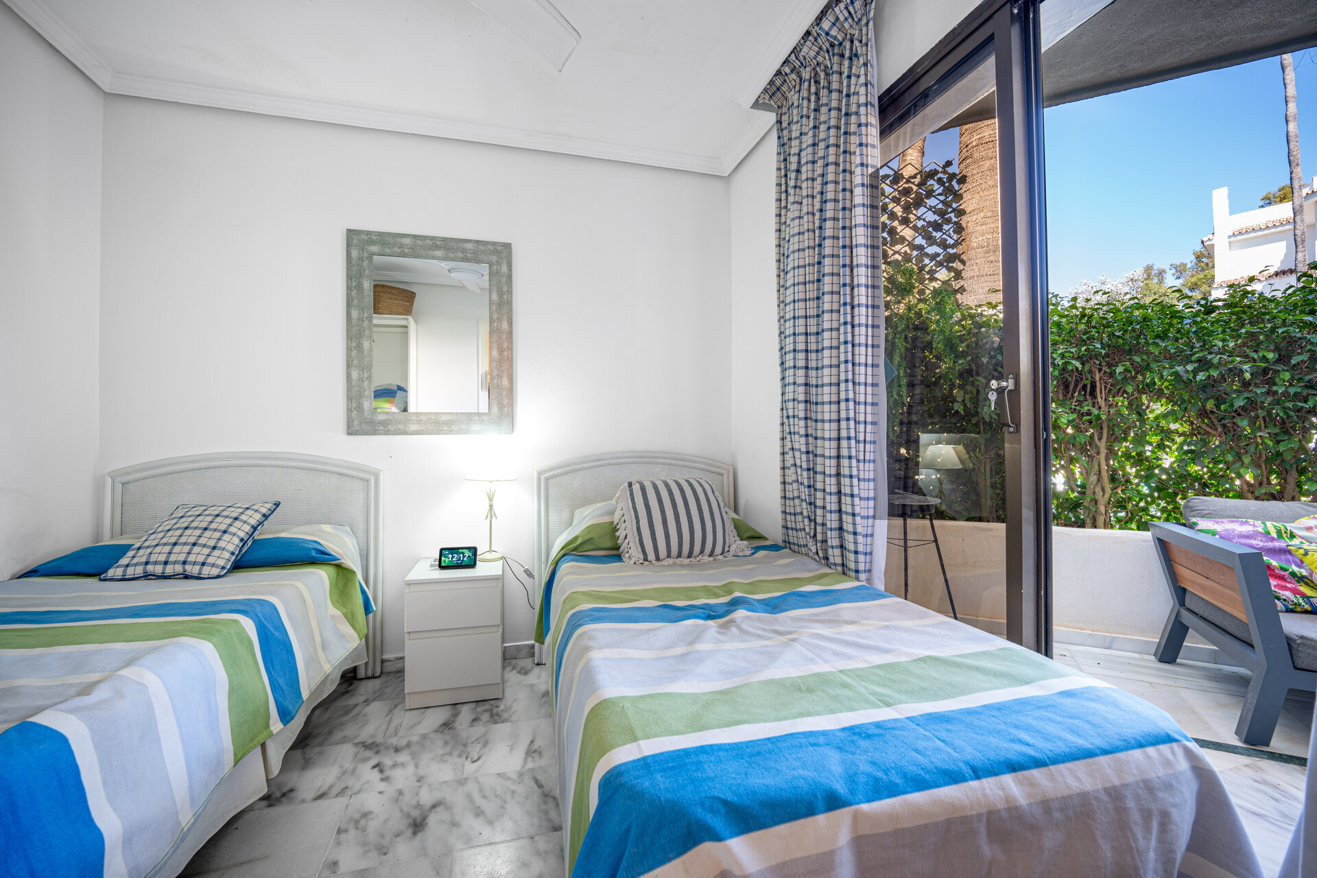 Ground floor beachfront apartment in stylish gated community is a great investment opportunity!