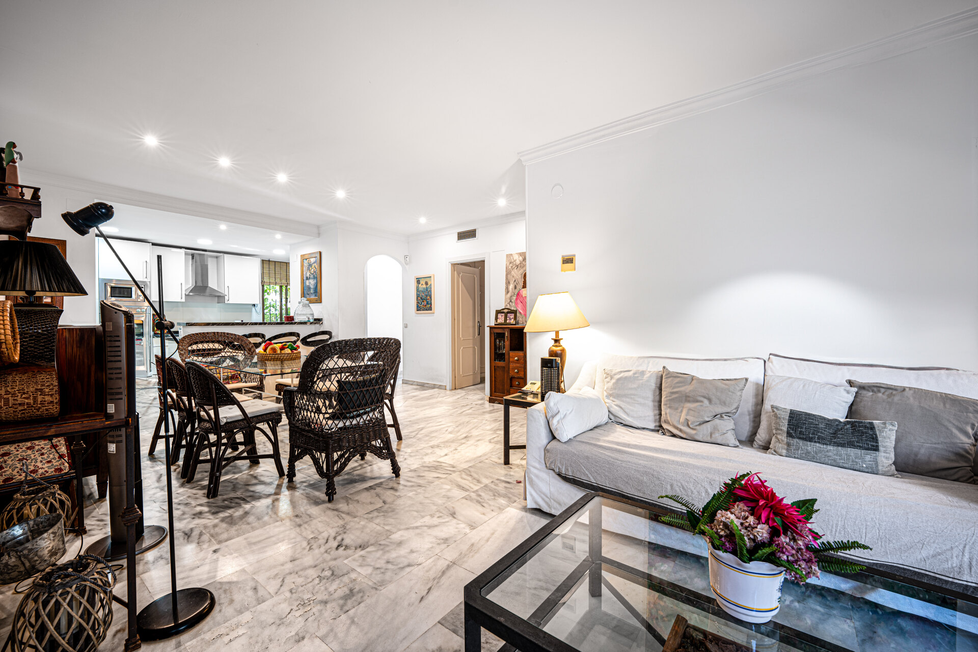 Ground floor beachfront apartment in stylish gated community is a great investment opportunity!