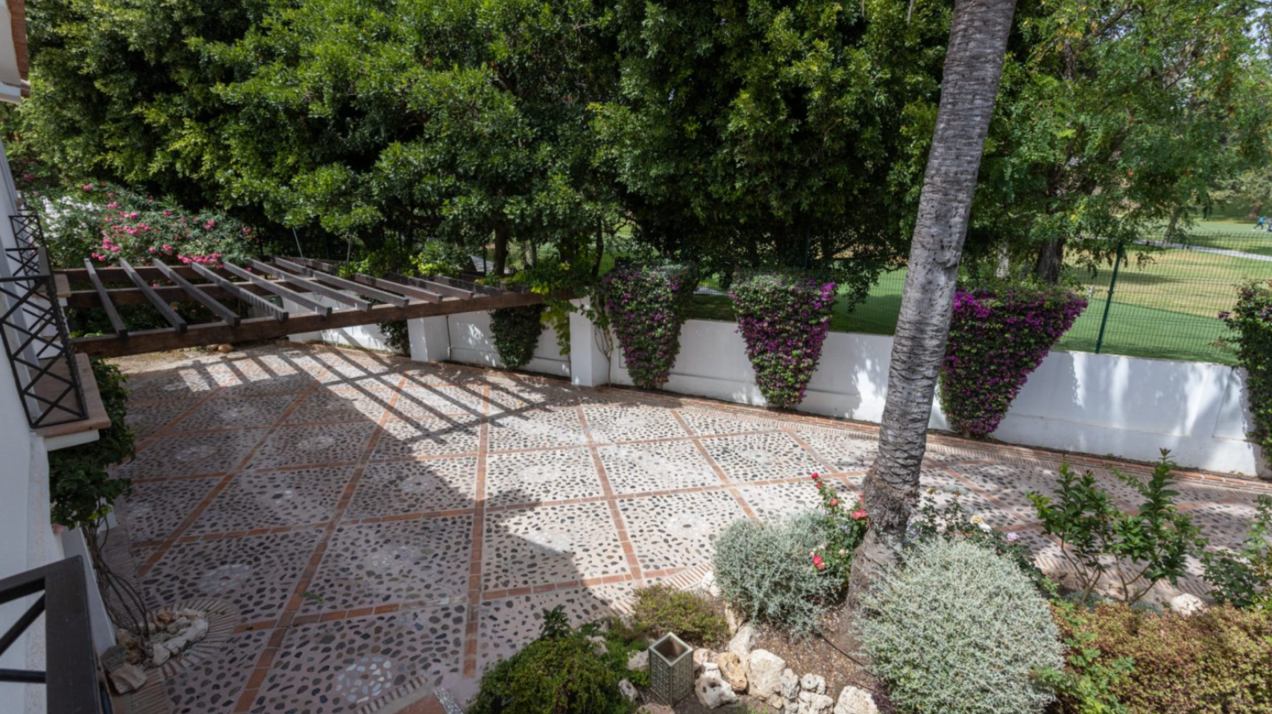 Remarkable 4 bedroom golfside villa in Guadalmina Baja exhibits eclectic flair and Andalucia charm