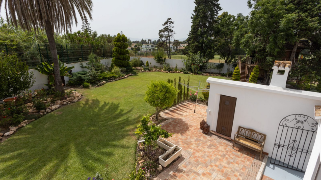 Remarkable 4 bedroom golfside villa in Guadalmina Baja exhibits eclectic flair and Andalucia charm
