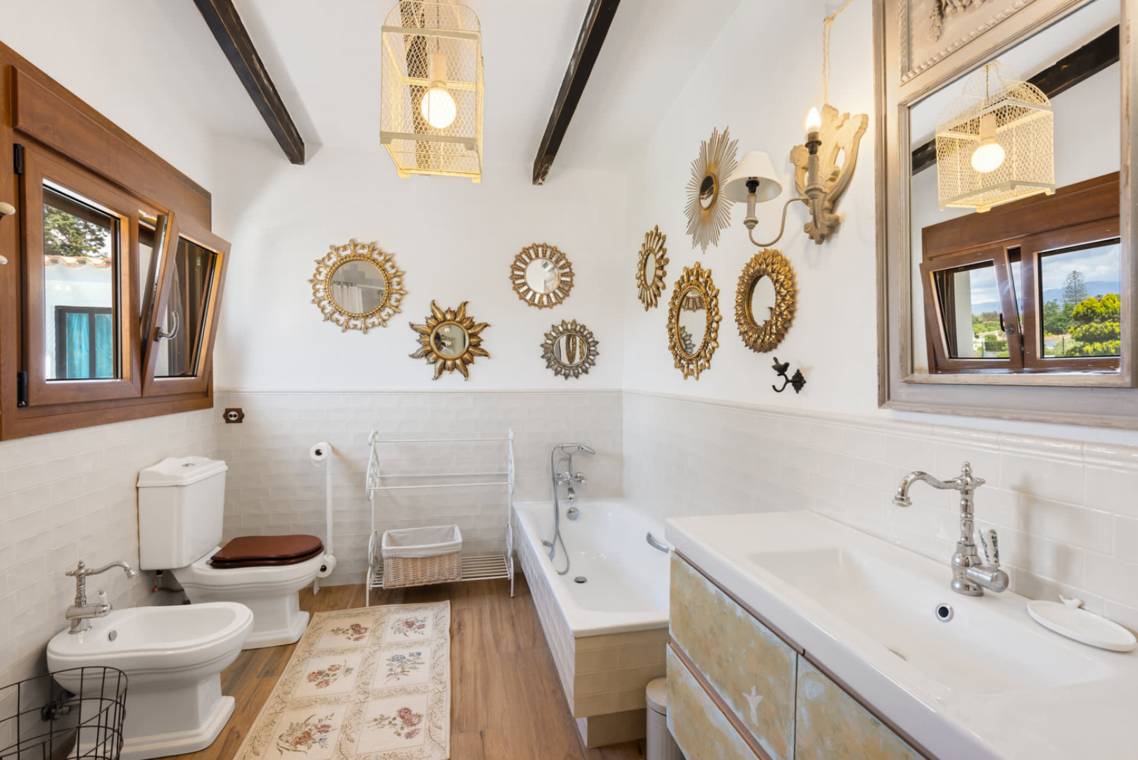 Remarkable 4 bedroom golfside villa in Guadalmina Baja exhibits eclectic flair and Andalucia charm