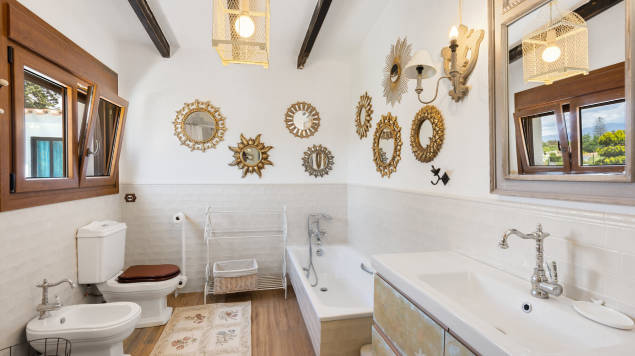 Remarkable 4 bedroom golfside villa in Guadalmina Baja exhibits eclectic flair and Andalucia charm