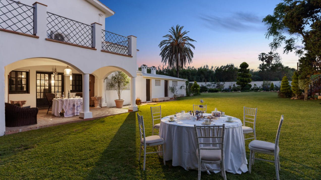 Remarkable 4 bedroom golfside villa in Guadalmina Baja exhibits eclectic flair and Andalucia charm