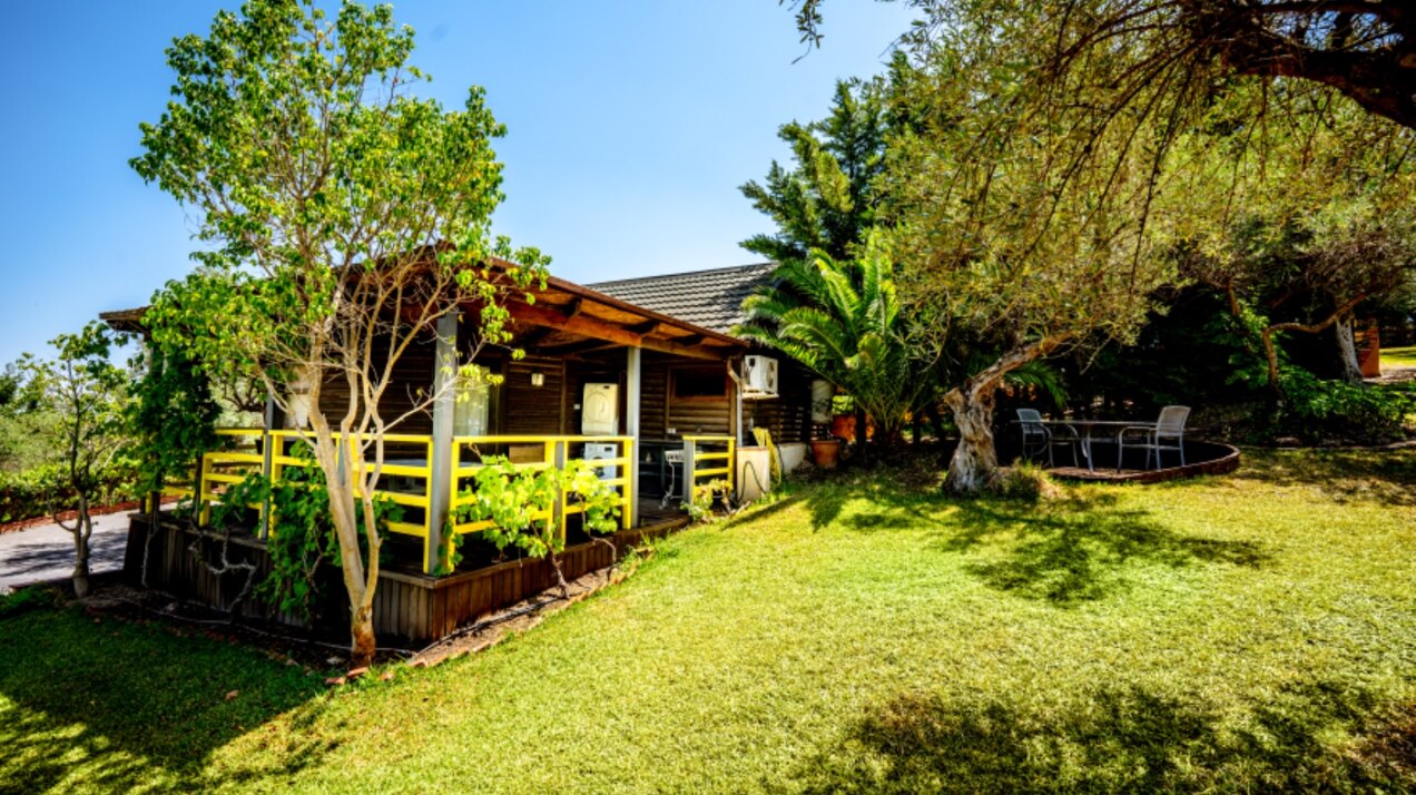 Stunning wooden country finca sits on the outskirts of Monda and its historic castle