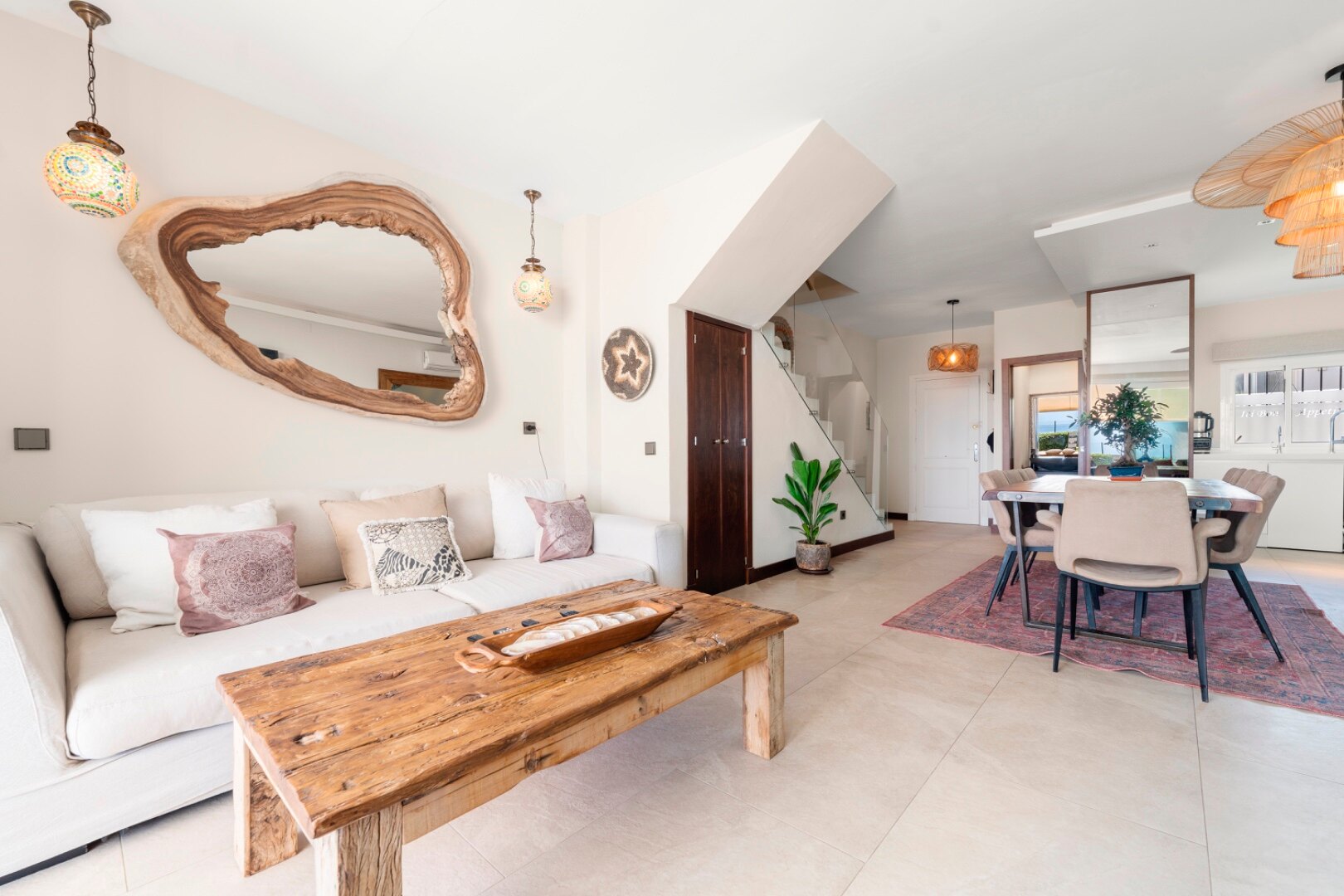 Stunning frontline townhouse with unobstructed views of glorious beaches and sparkling Mediterranean