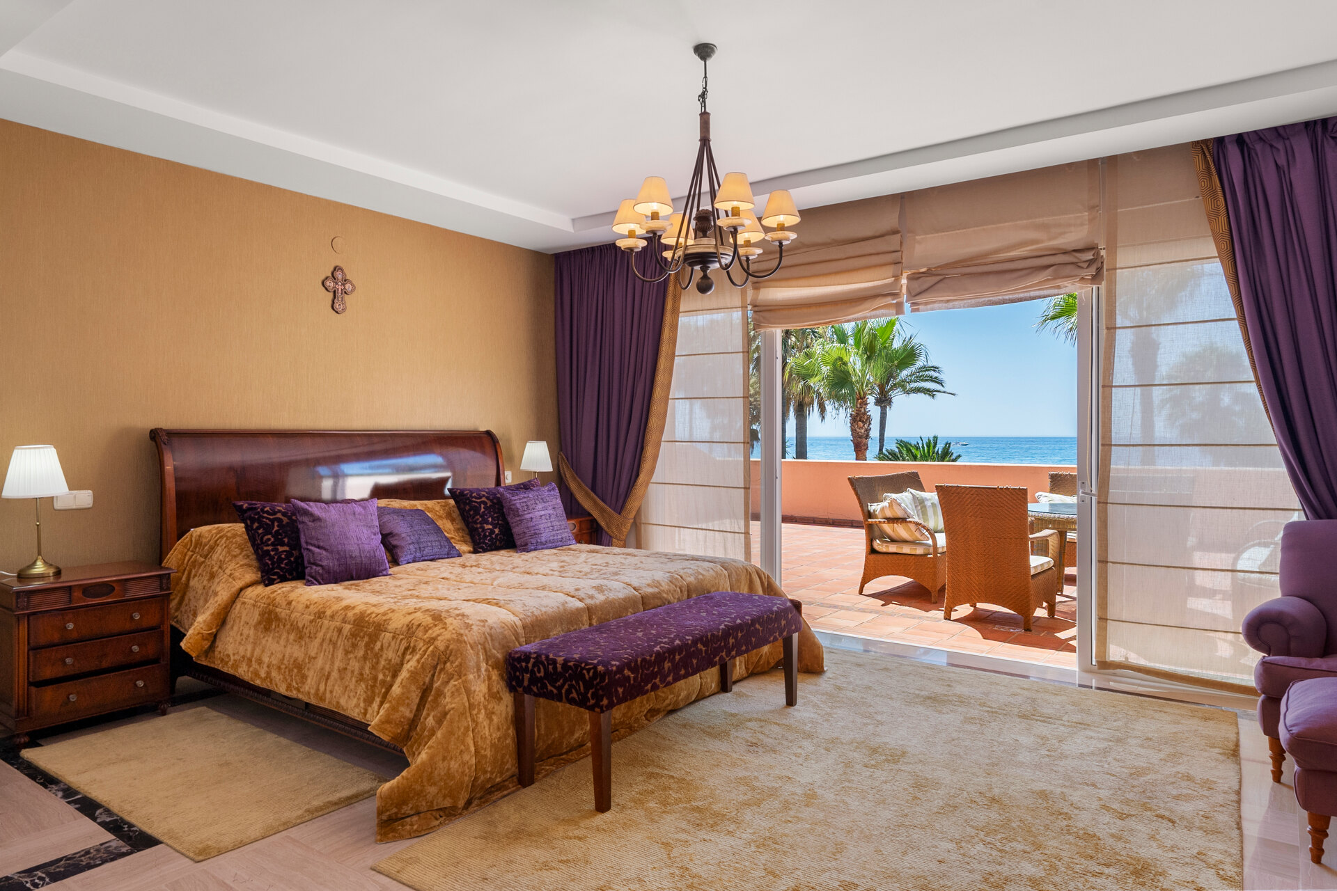 Dynamic 9 bedroom residence takes its beachfront position elegantly on the New Golden Mile