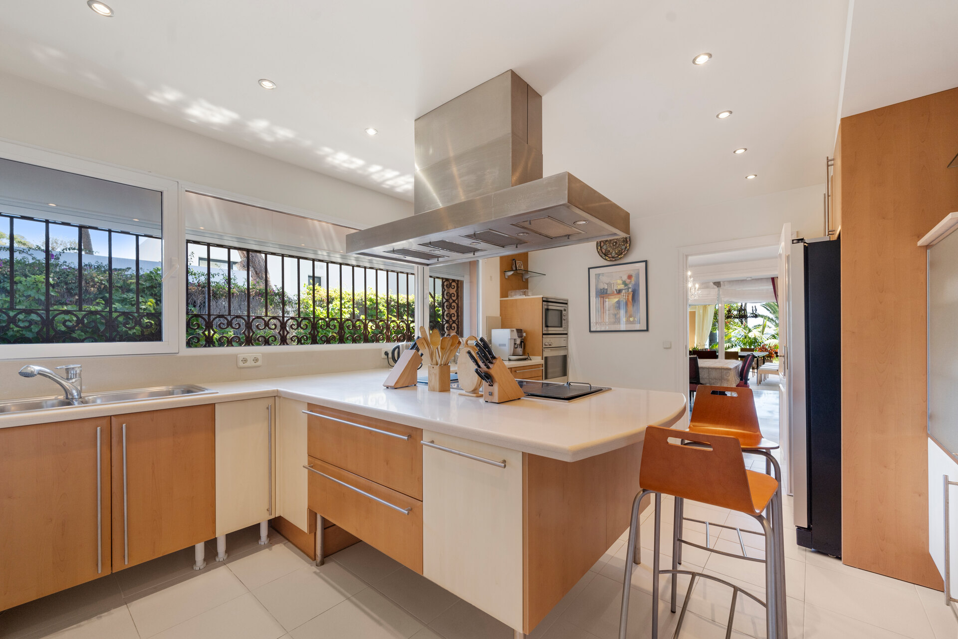 Dynamic 9 bedroom residence takes its beachfront position elegantly on the New Golden Mile