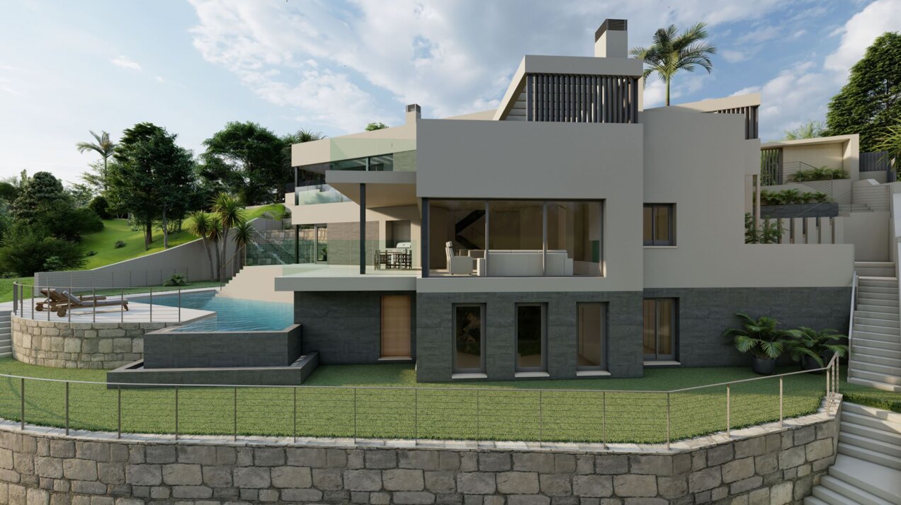 Contemporary modern brand new villa set in glorious countryside yet just minutes from Mijas!