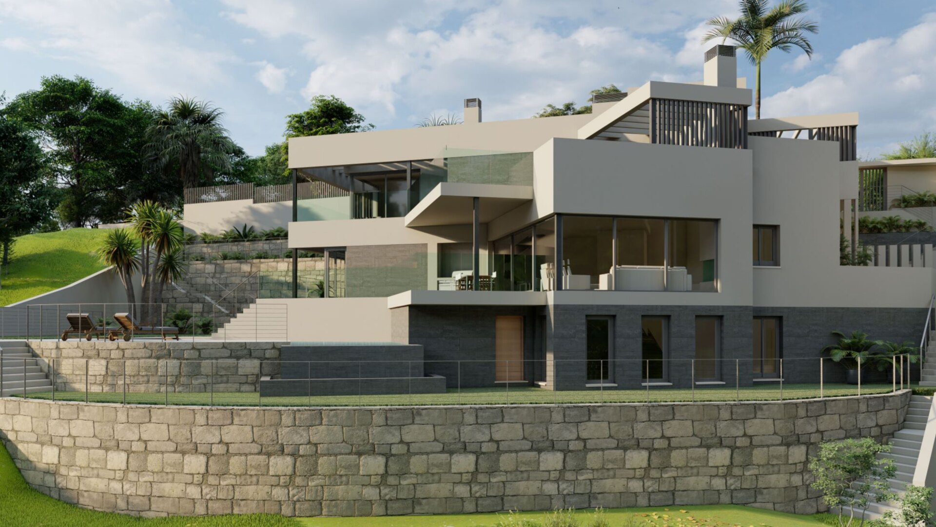 Contemporary modern brand new villa set in glorious countryside yet just minutes from Mijas!