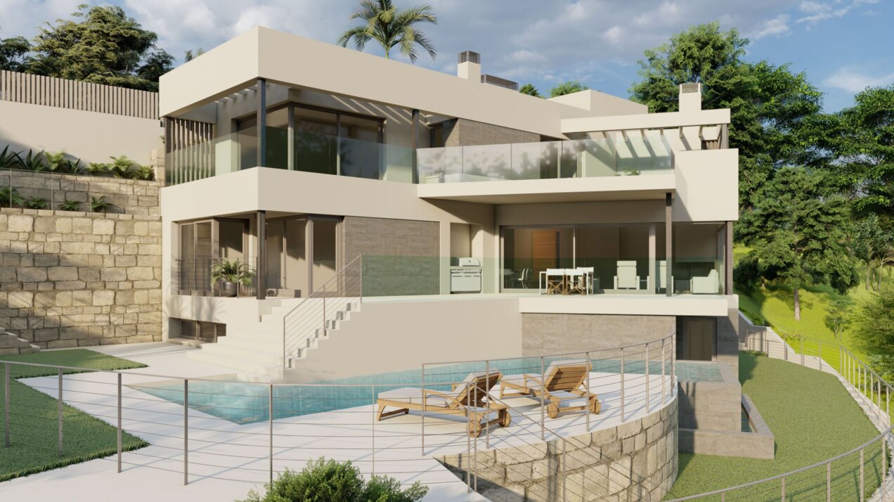 Contemporary modern brand new villa set in glorious countryside yet just minutes from Mijas!