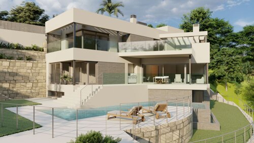 Contemporary modern brand new villa set in glorious countryside yet just minutes from Mijas!