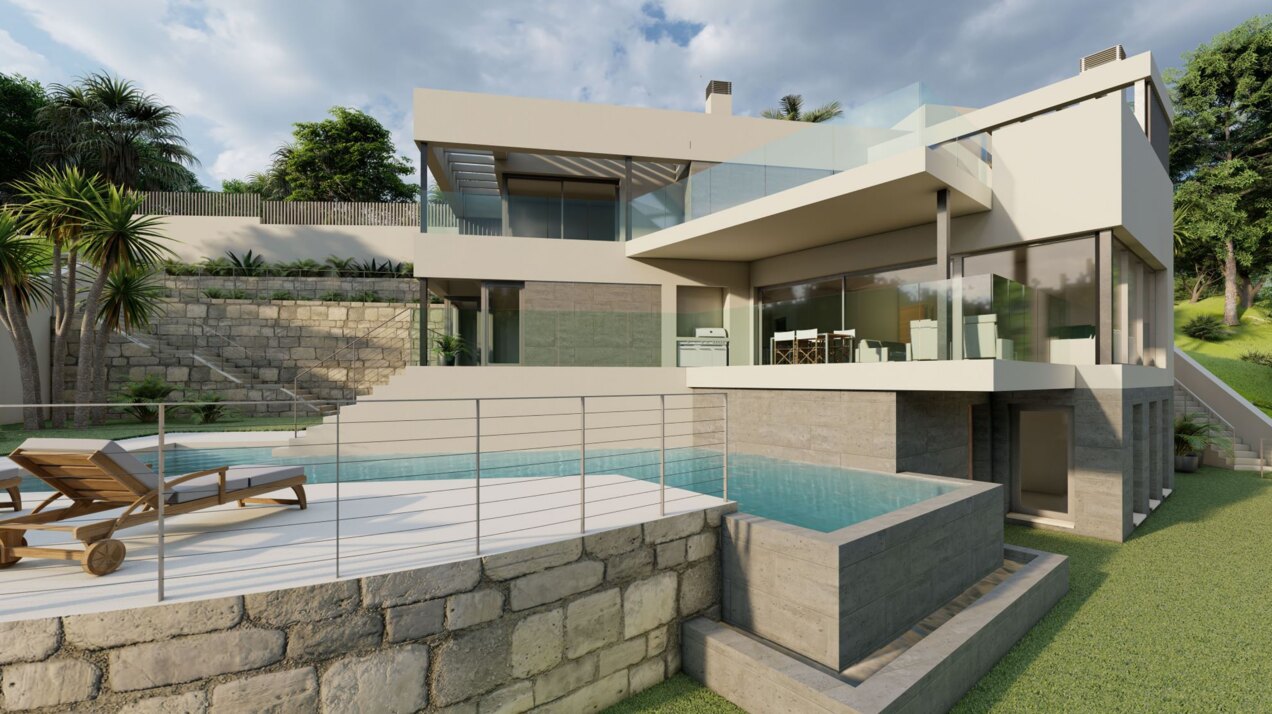 Contemporary modern brand new villa set in glorious countryside yet just minutes from Mijas!