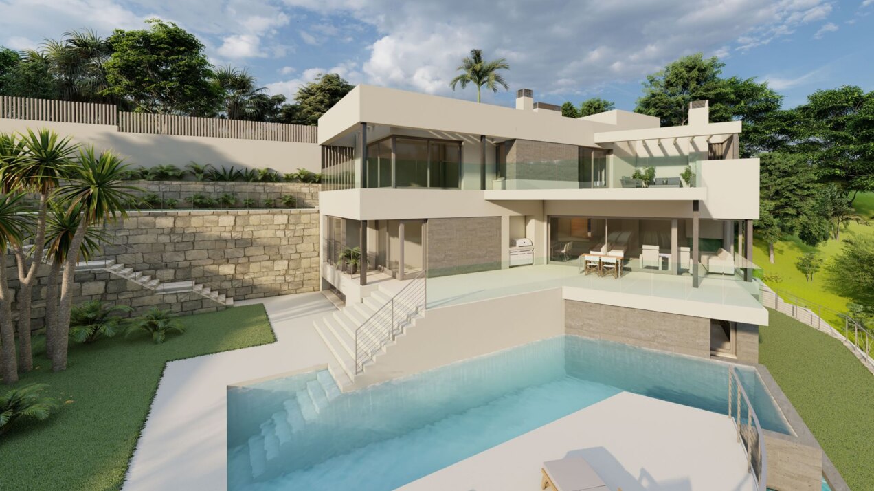 Contemporary modern brand new villa set in glorious countryside yet just minutes from Mijas!