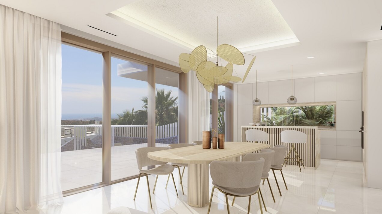 Brand new modern villa with stunning mountain and sea views located in the picturesque Mijas area!