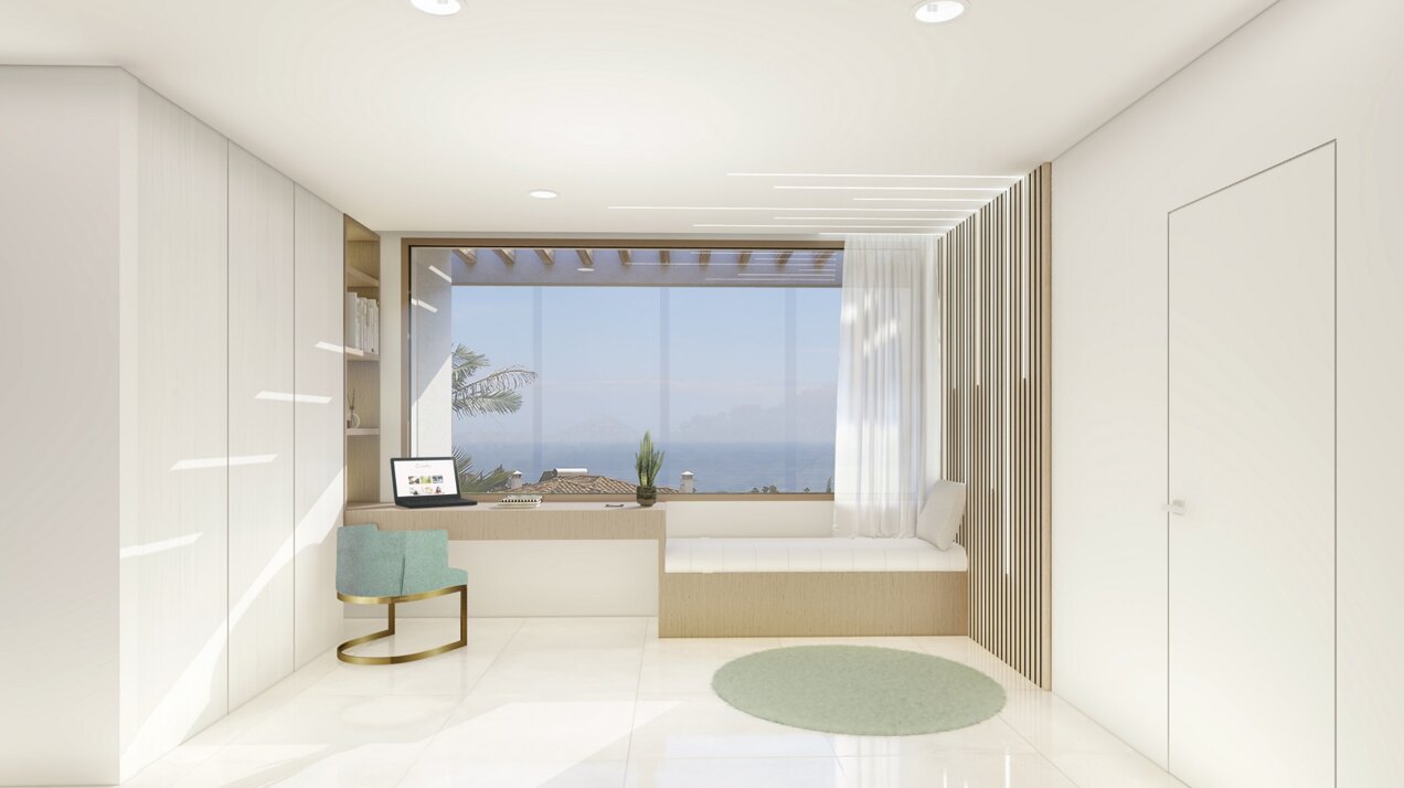 Brand new modern villa with stunning mountain and sea views located in the picturesque Mijas area!