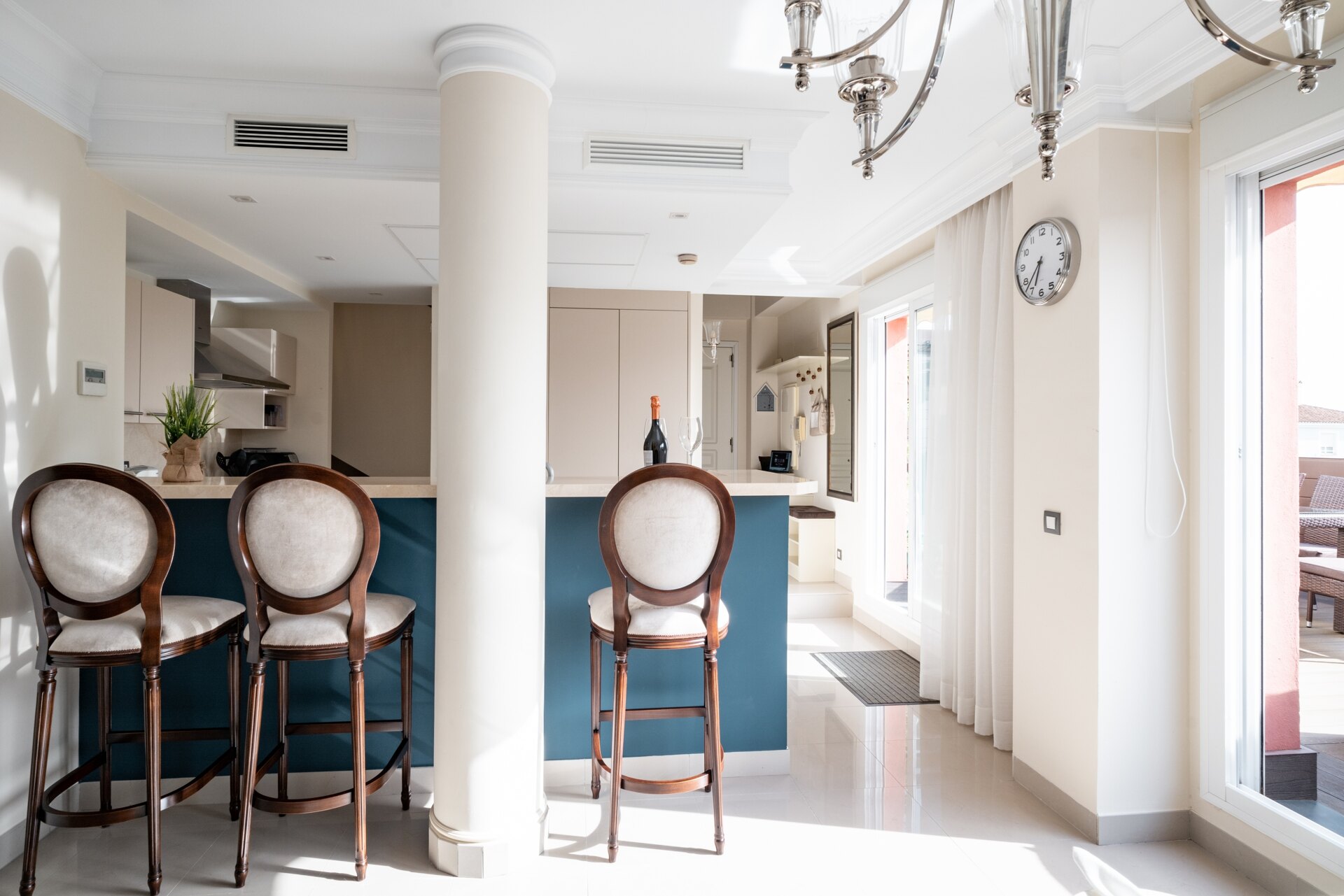 Stunning south facing duplex penthouse in sought after urbanisation in Estepona