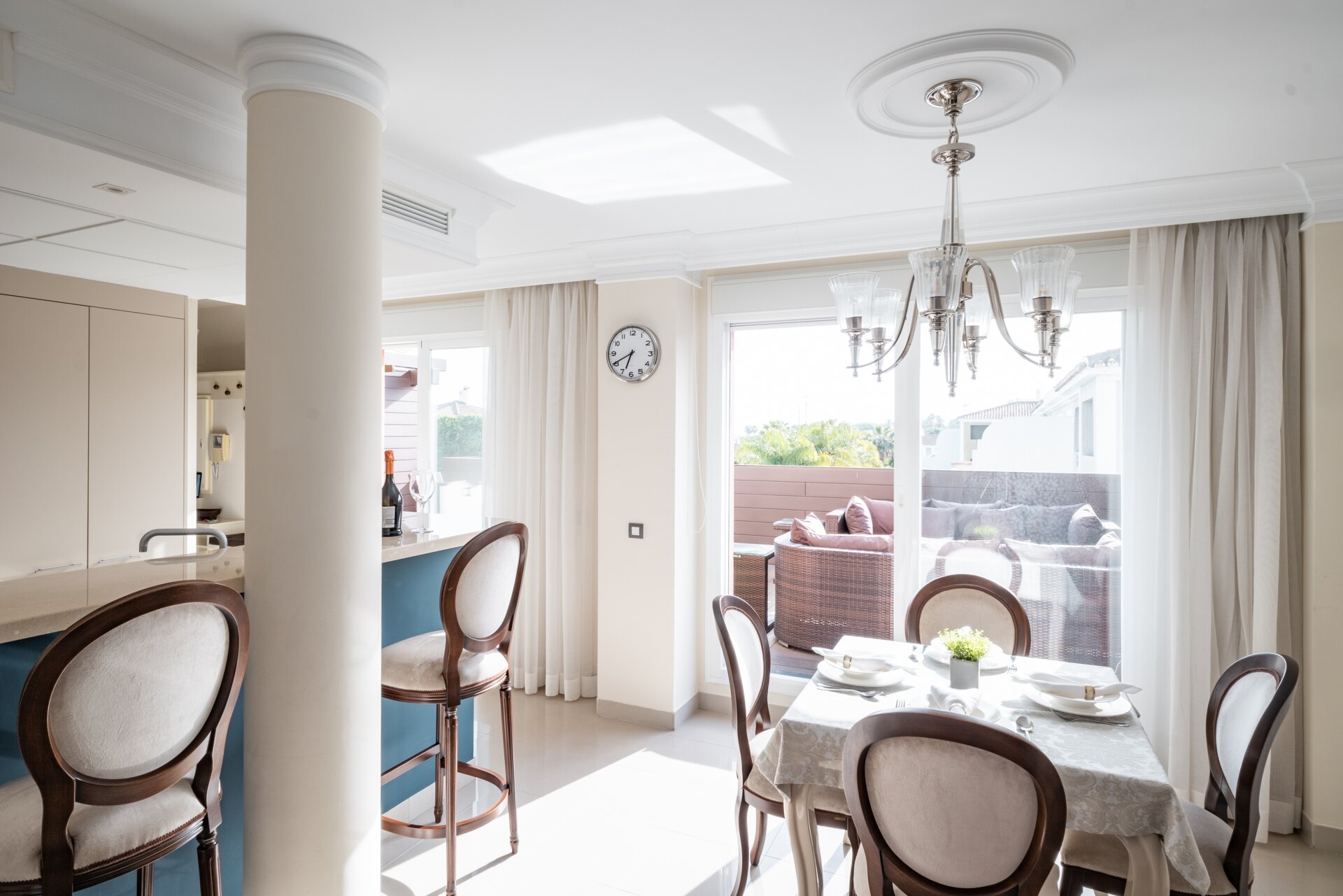 Stunning south facing duplex penthouse in sought after urbanisation in Estepona