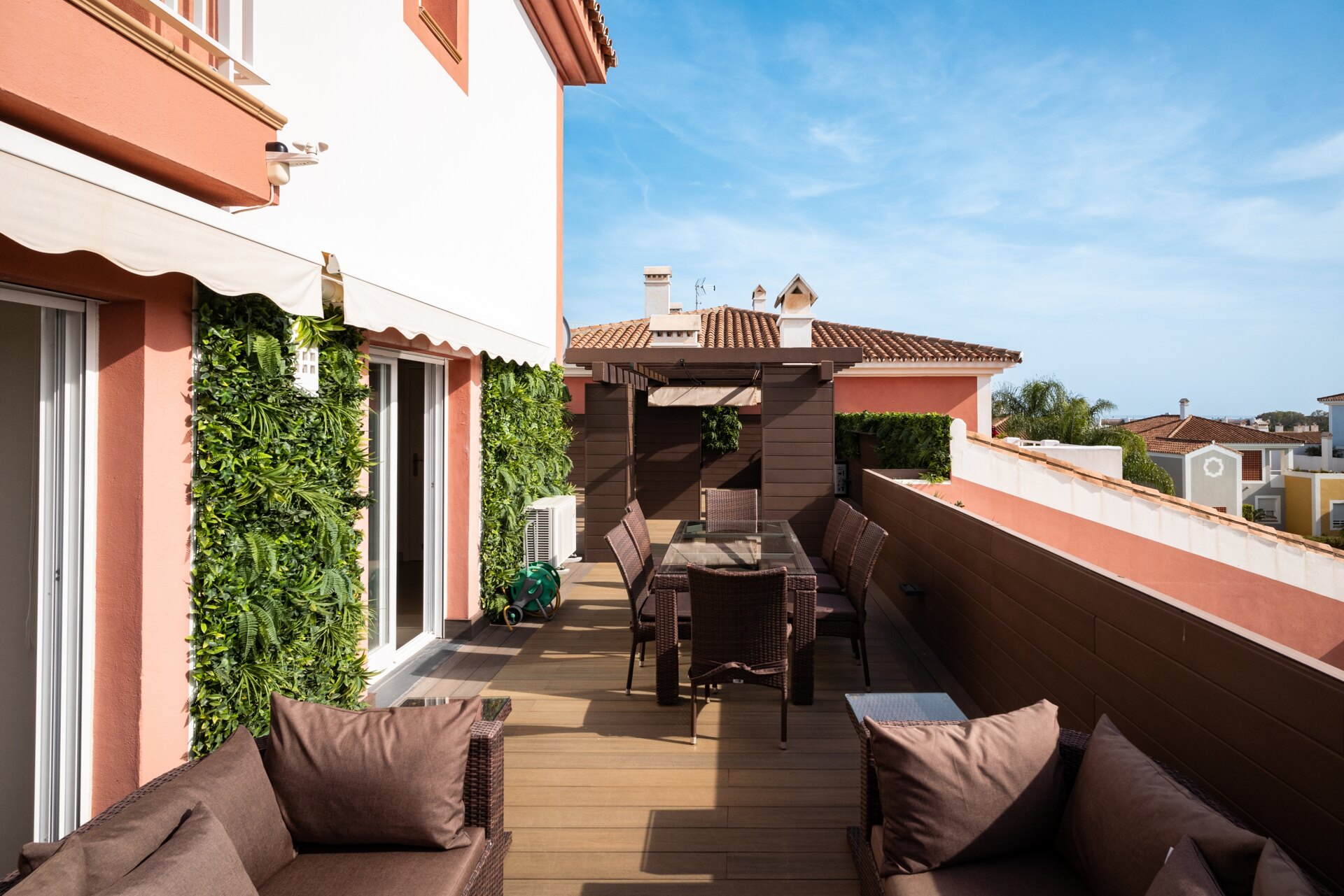 Stunning south facing duplex penthouse in sought after urbanisation in Estepona