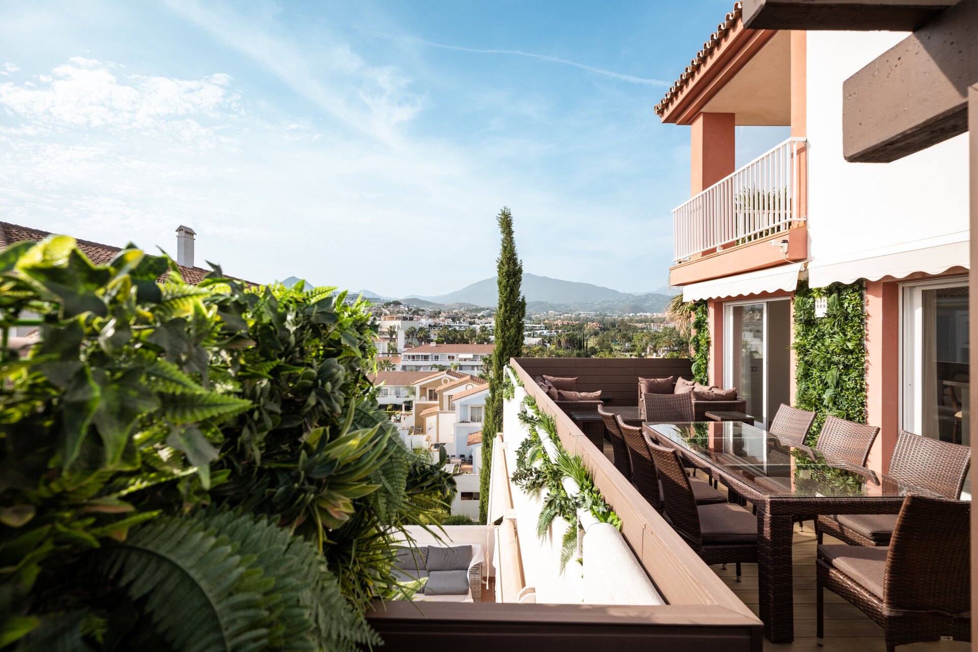 Stunning south facing duplex penthouse in sought after urbanisation in Estepona