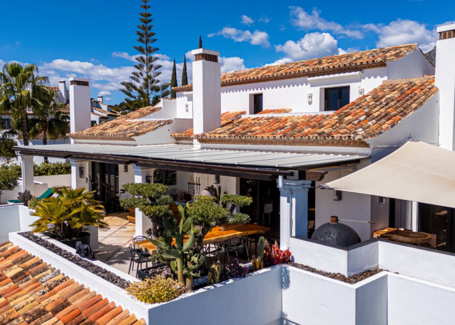 Incredible 4 bedroom duplex penthouse within prestigious gated community offers stunning views