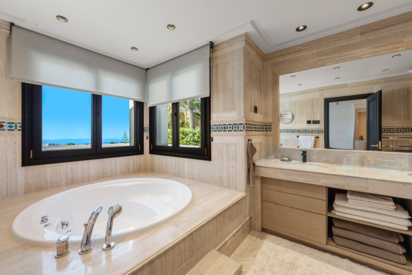 Incredible 4 bedroom duplex penthouse within prestigious gated community offers stunning views