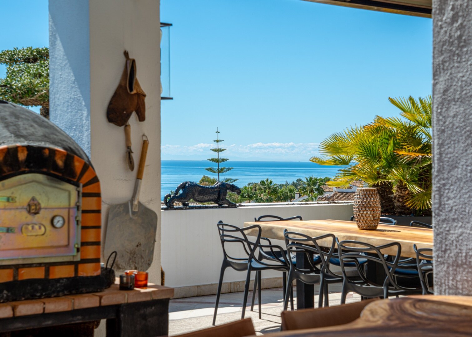 Incredible 4 bedroom duplex penthouse within prestigious gated community offers stunning views