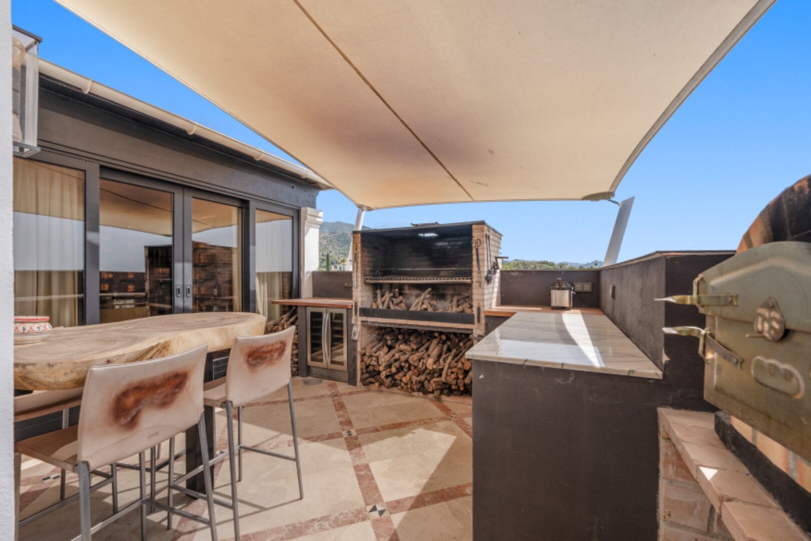 Incredible 4 bedroom duplex penthouse within prestigious gated community offers stunning views