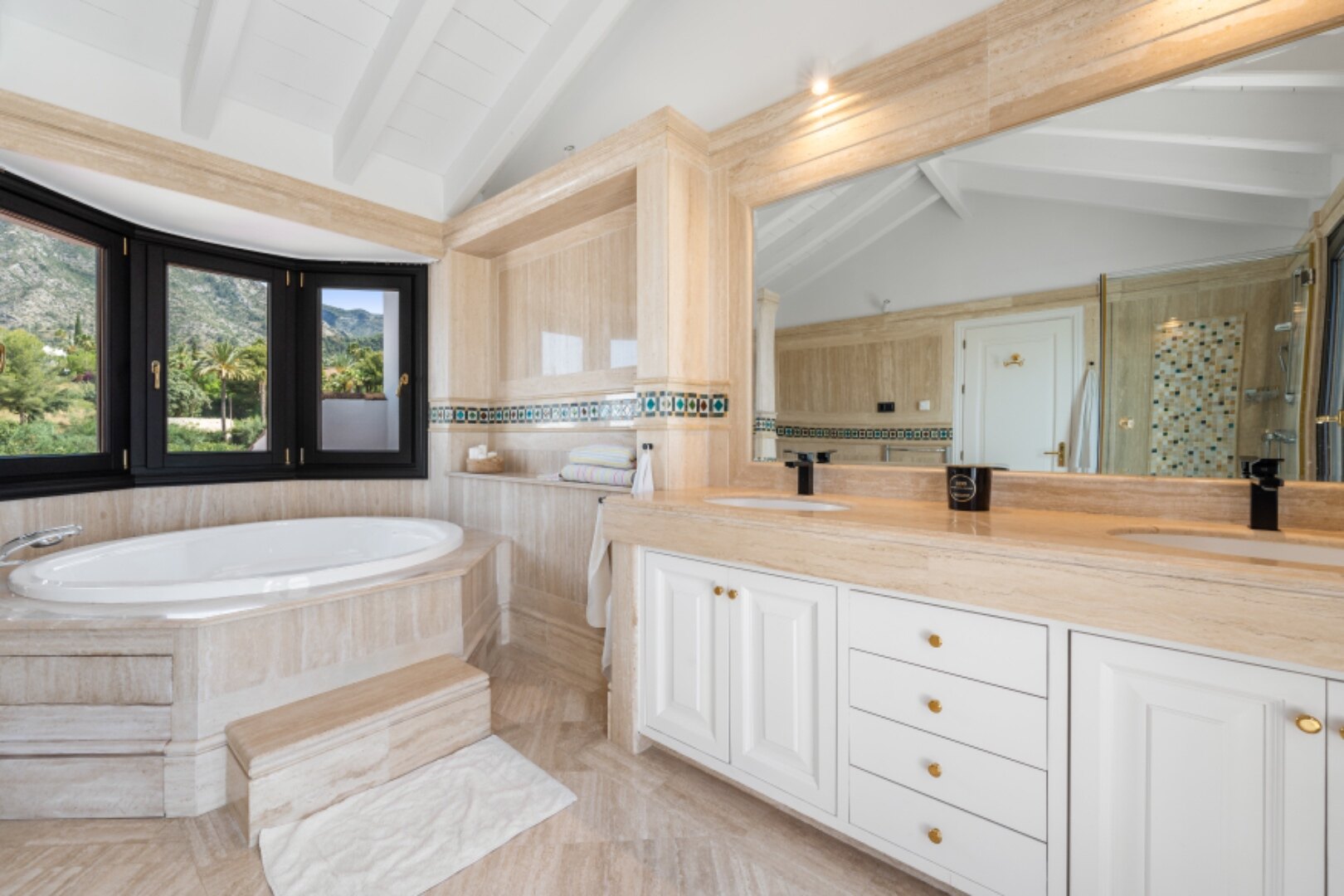 Incredible 4 bedroom duplex penthouse within prestigious gated community offers stunning views
