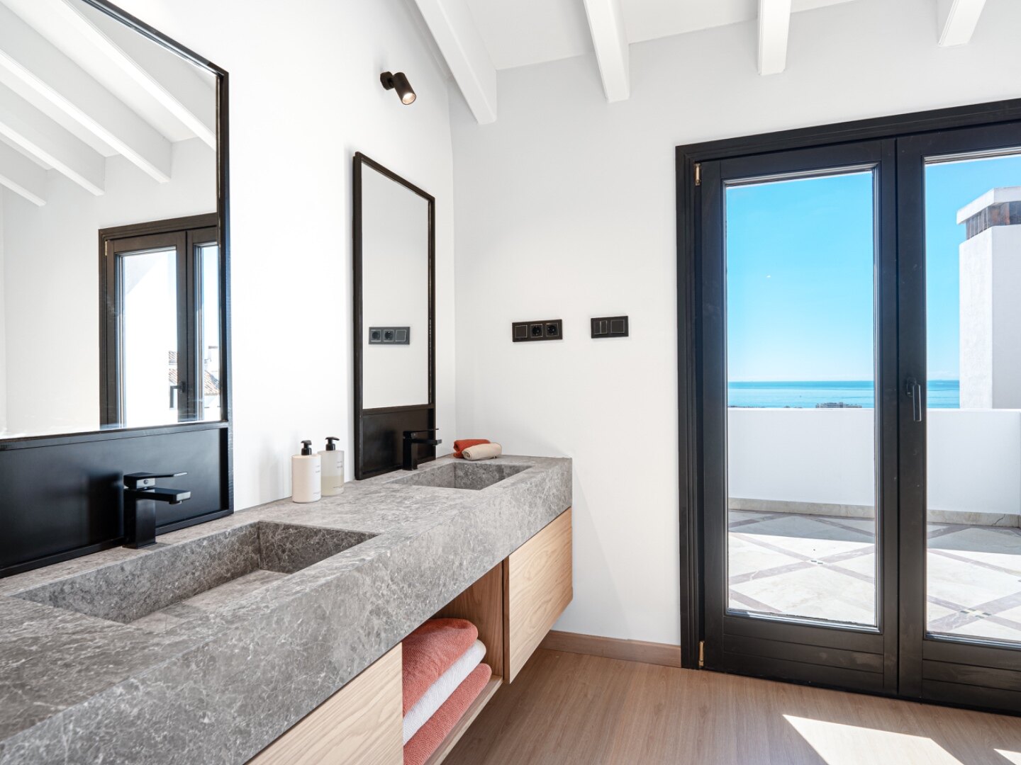 Incredible 4 bedroom duplex penthouse within prestigious gated community offers stunning views