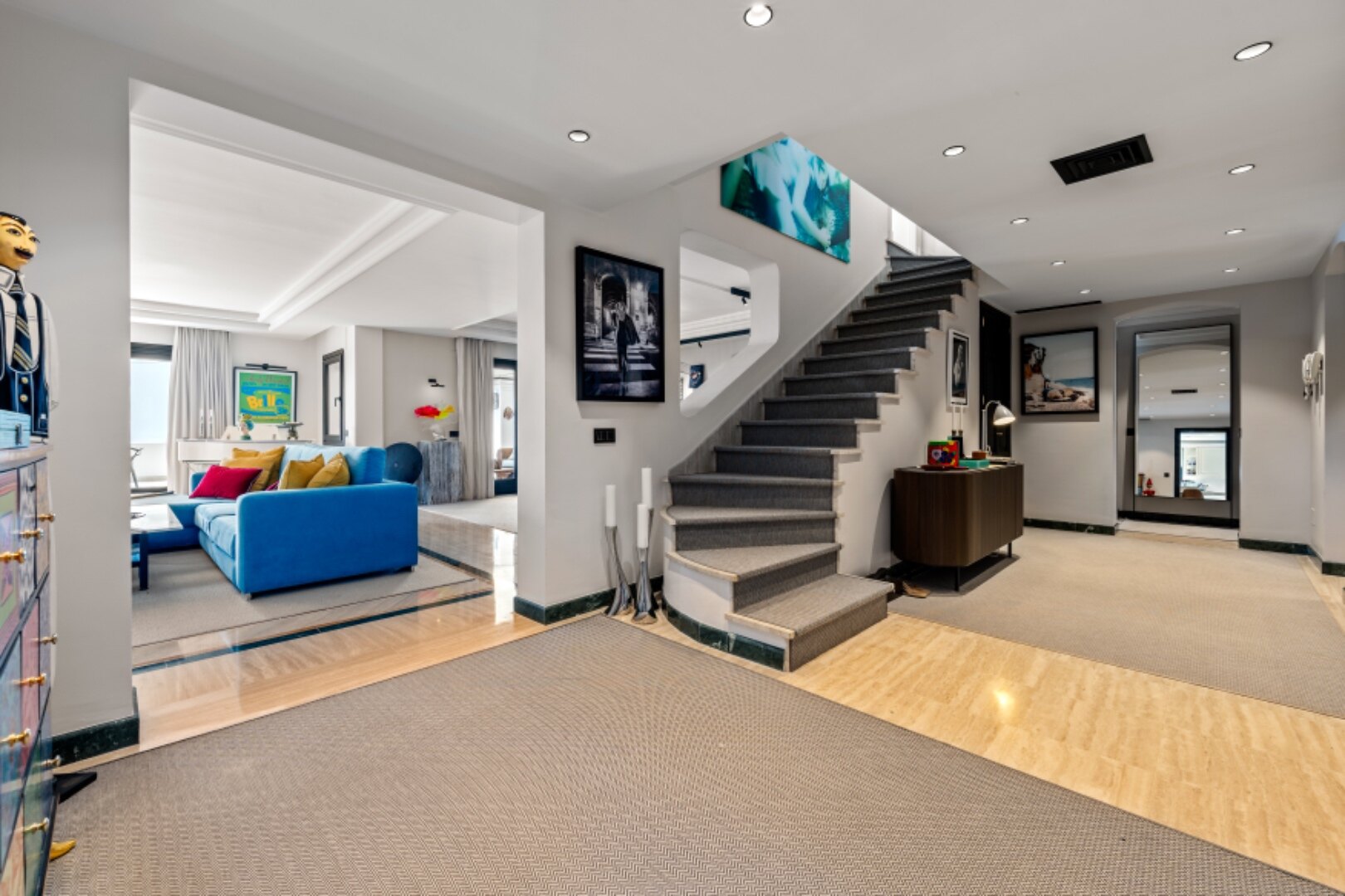 Incredible 4 bedroom duplex penthouse within prestigious gated community offers stunning views