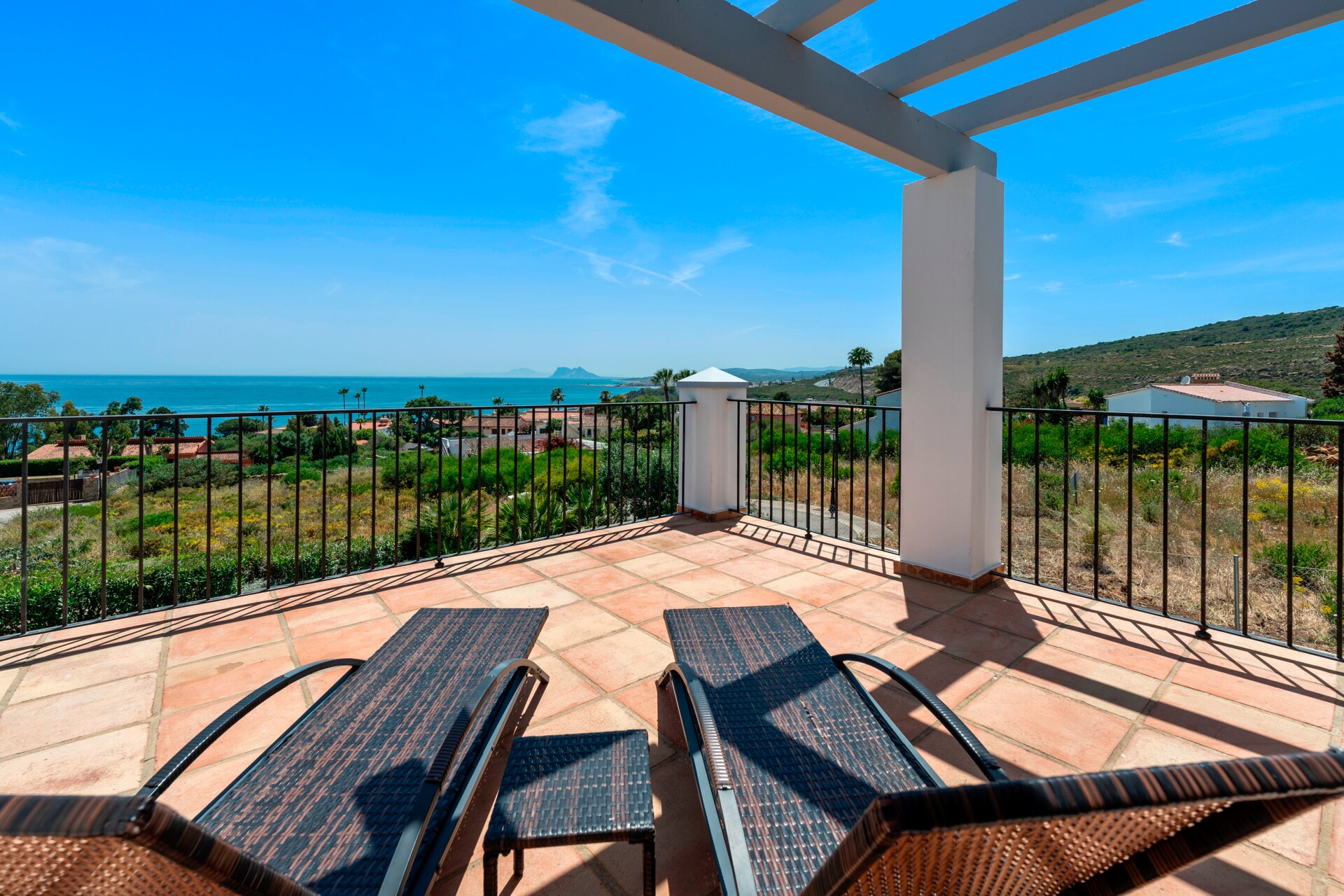 Renovated classic style villa with breathtaking panoramic sea views from both levels.