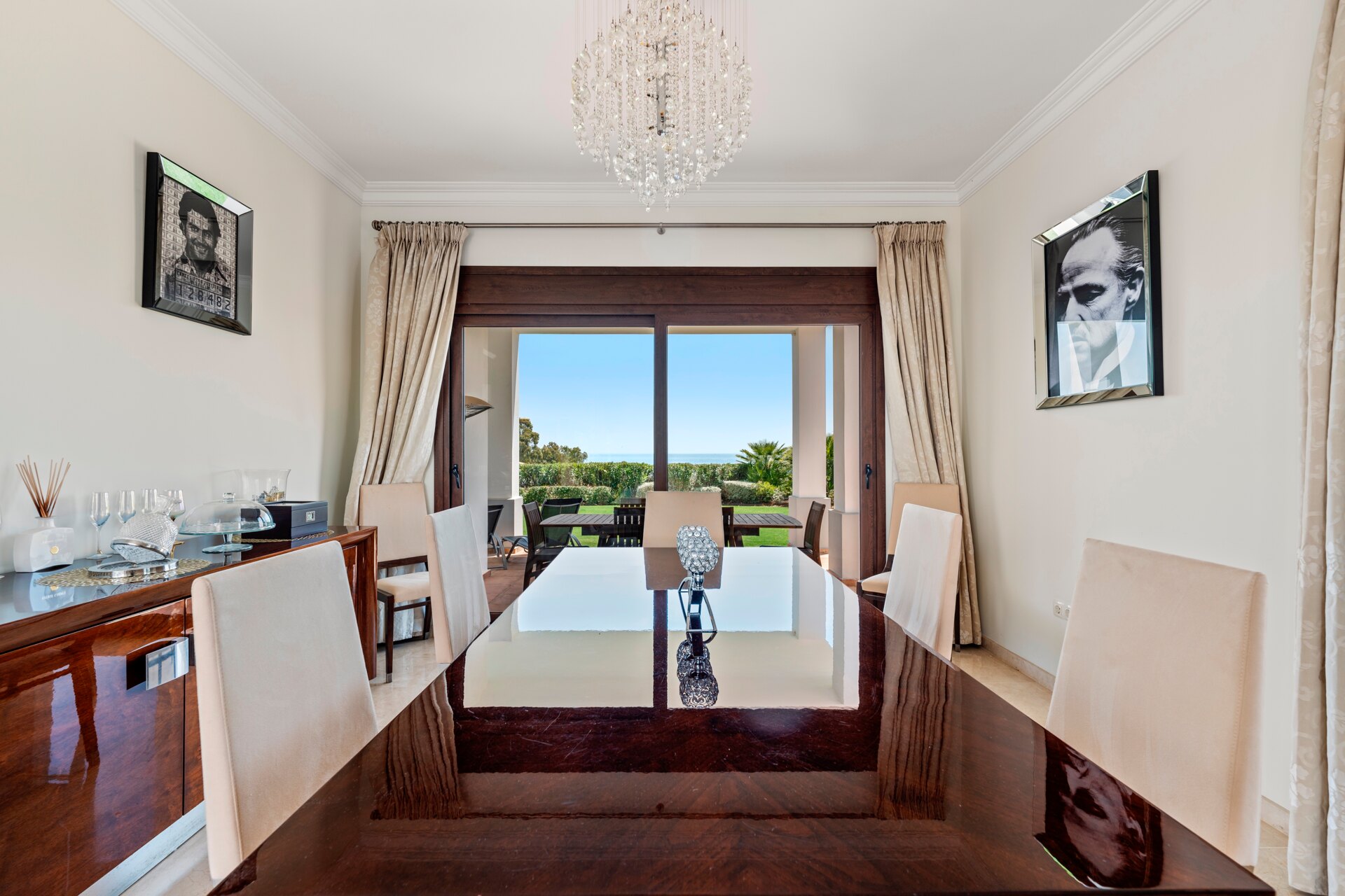Renovated classic style villa with breathtaking panoramic sea views from both levels.
