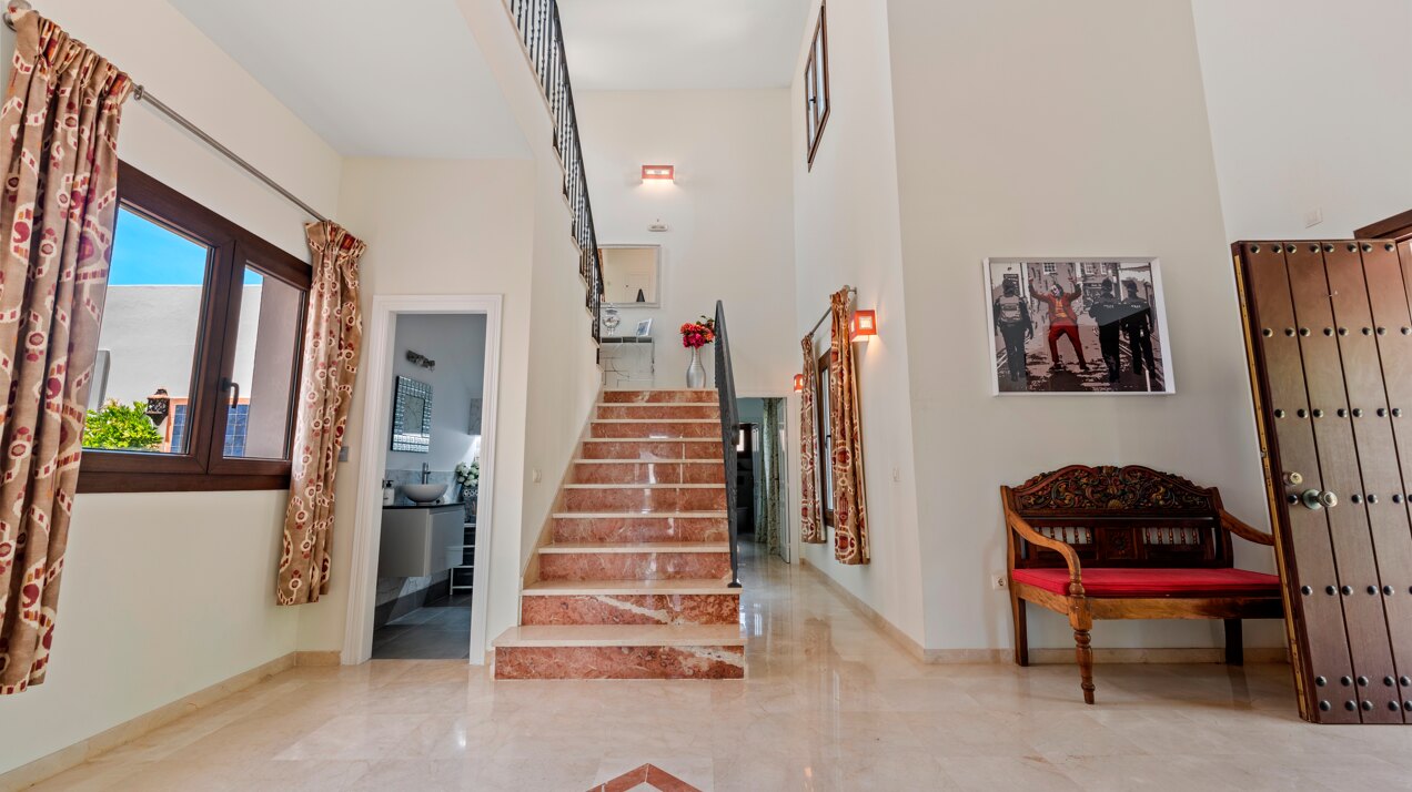 Renovated classic style villa with breathtaking panoramic sea views from both levels.