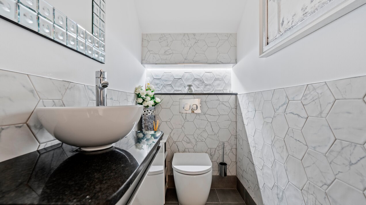 Renovated classic style villa with breathtaking panoramic sea views from both levels.